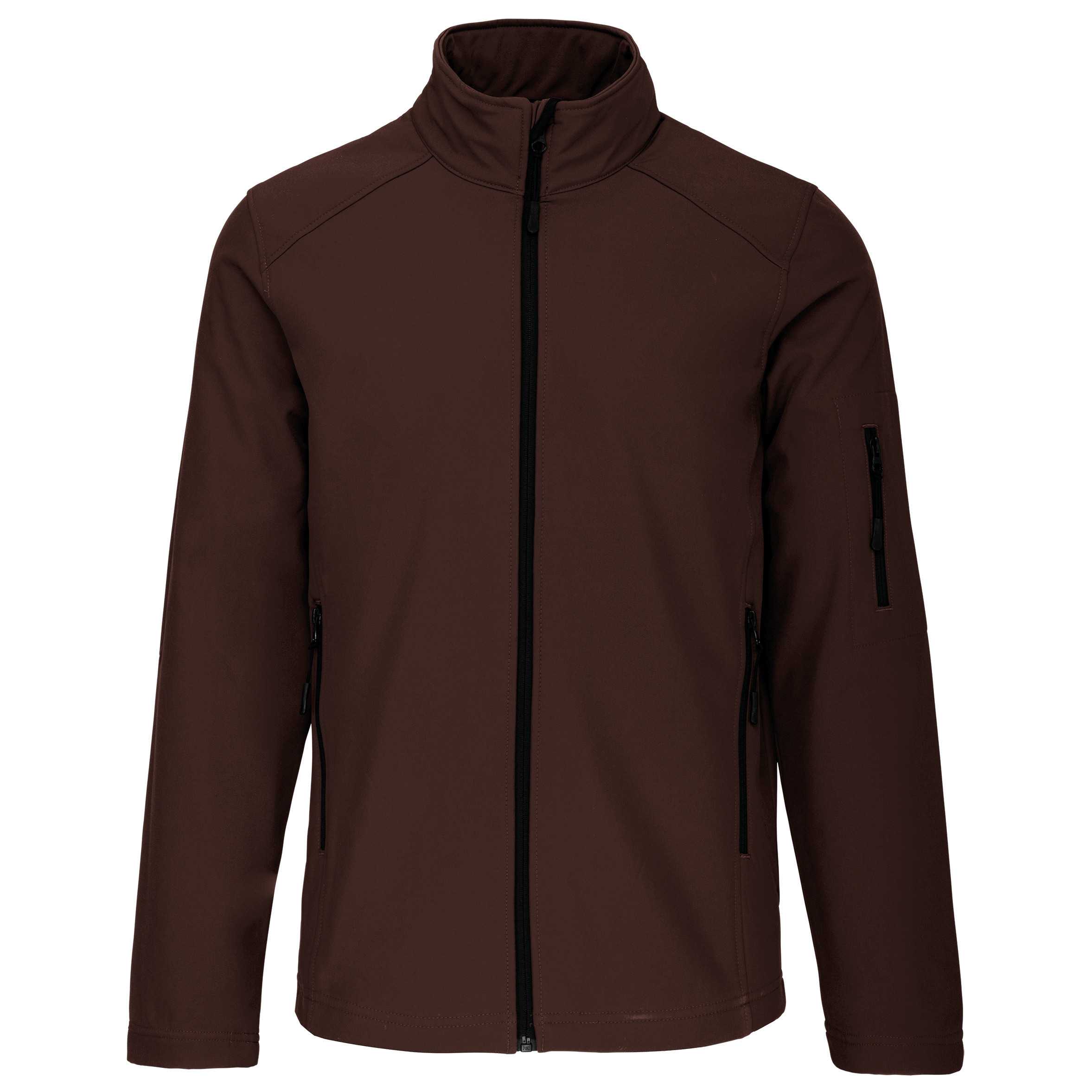 Chaqueta softshell hombre Chocolate