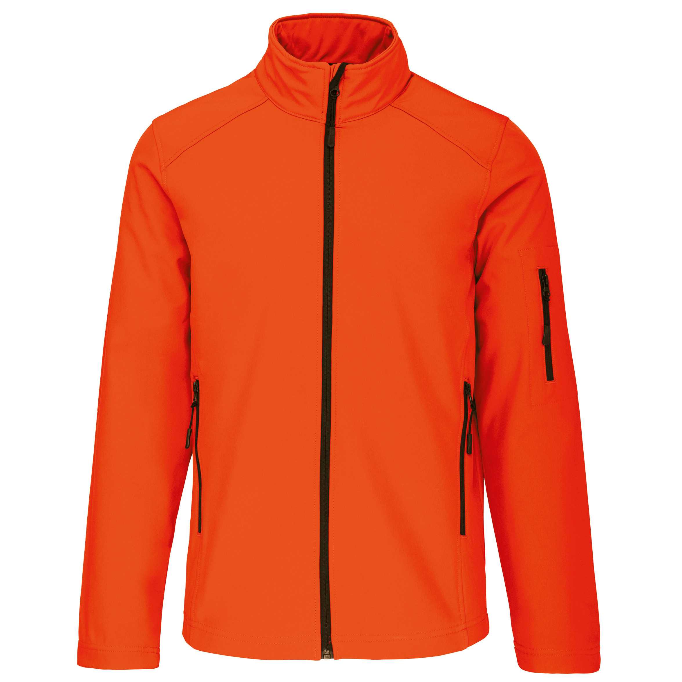Chaqueta softshell hombre Fluorescent Orange