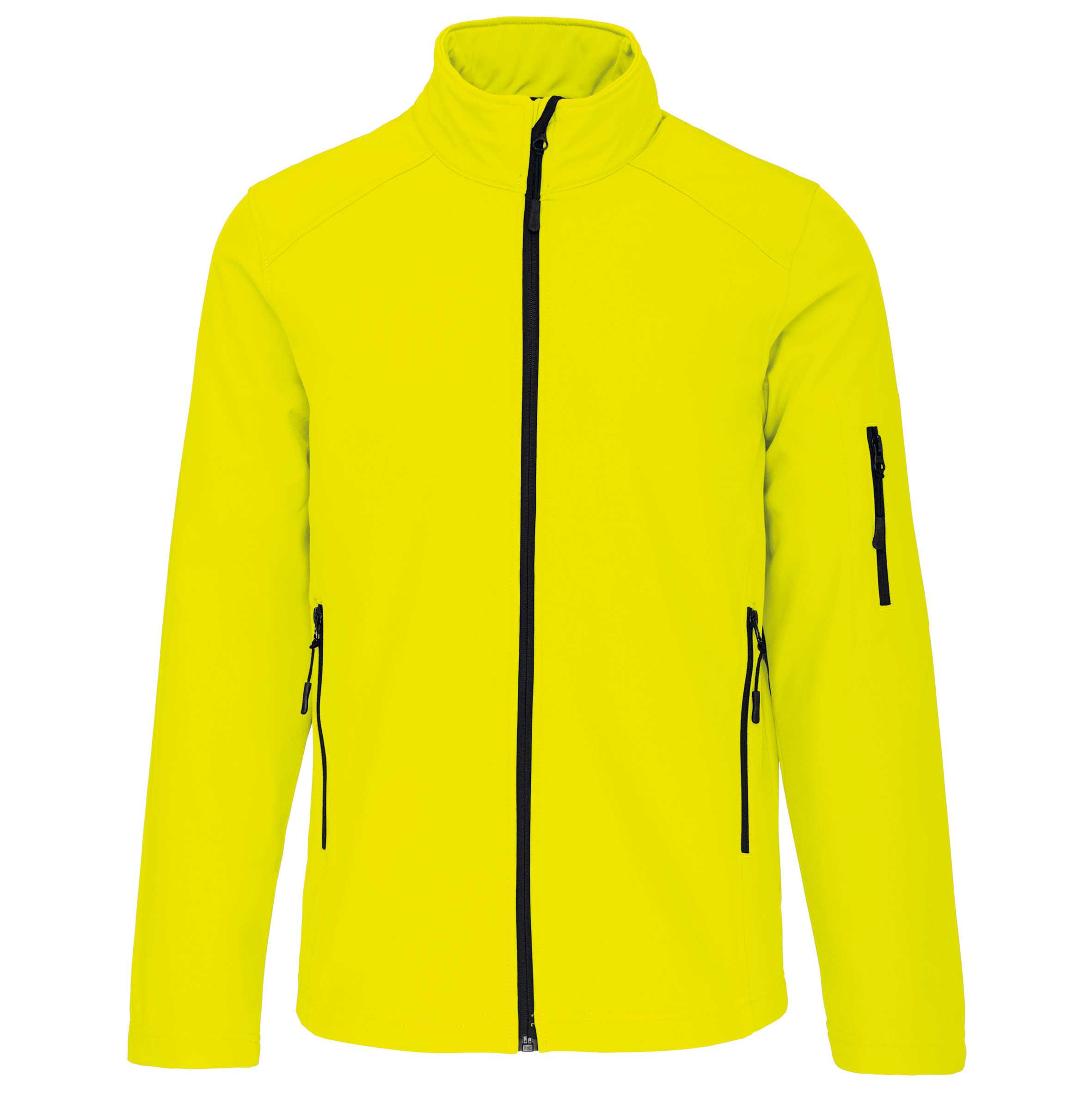 Chaqueta softshell hombre Fluorescent Yellow