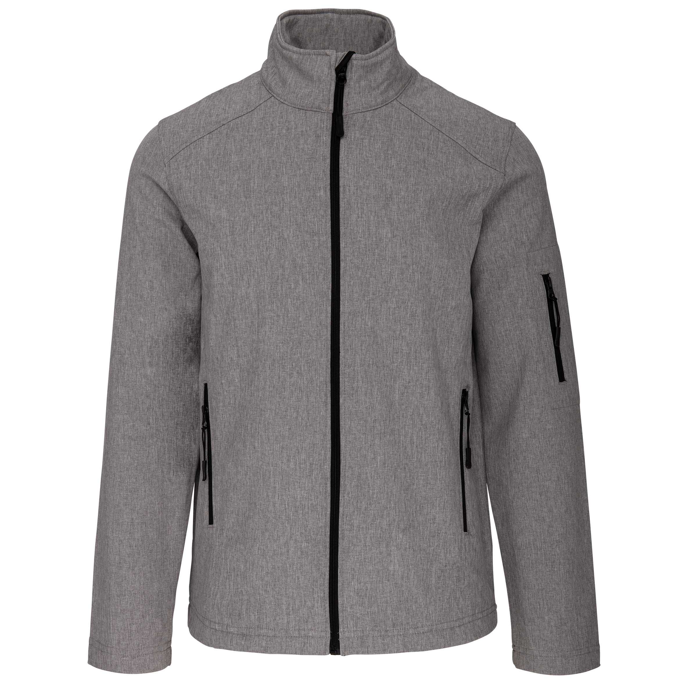 Chaqueta softshell hombre Marl Grey
