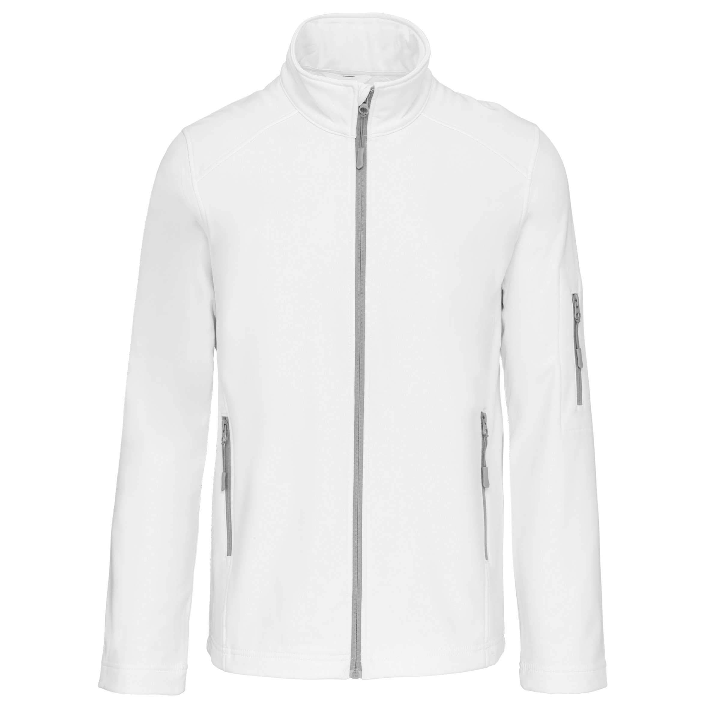 Chaqueta softshell hombre White