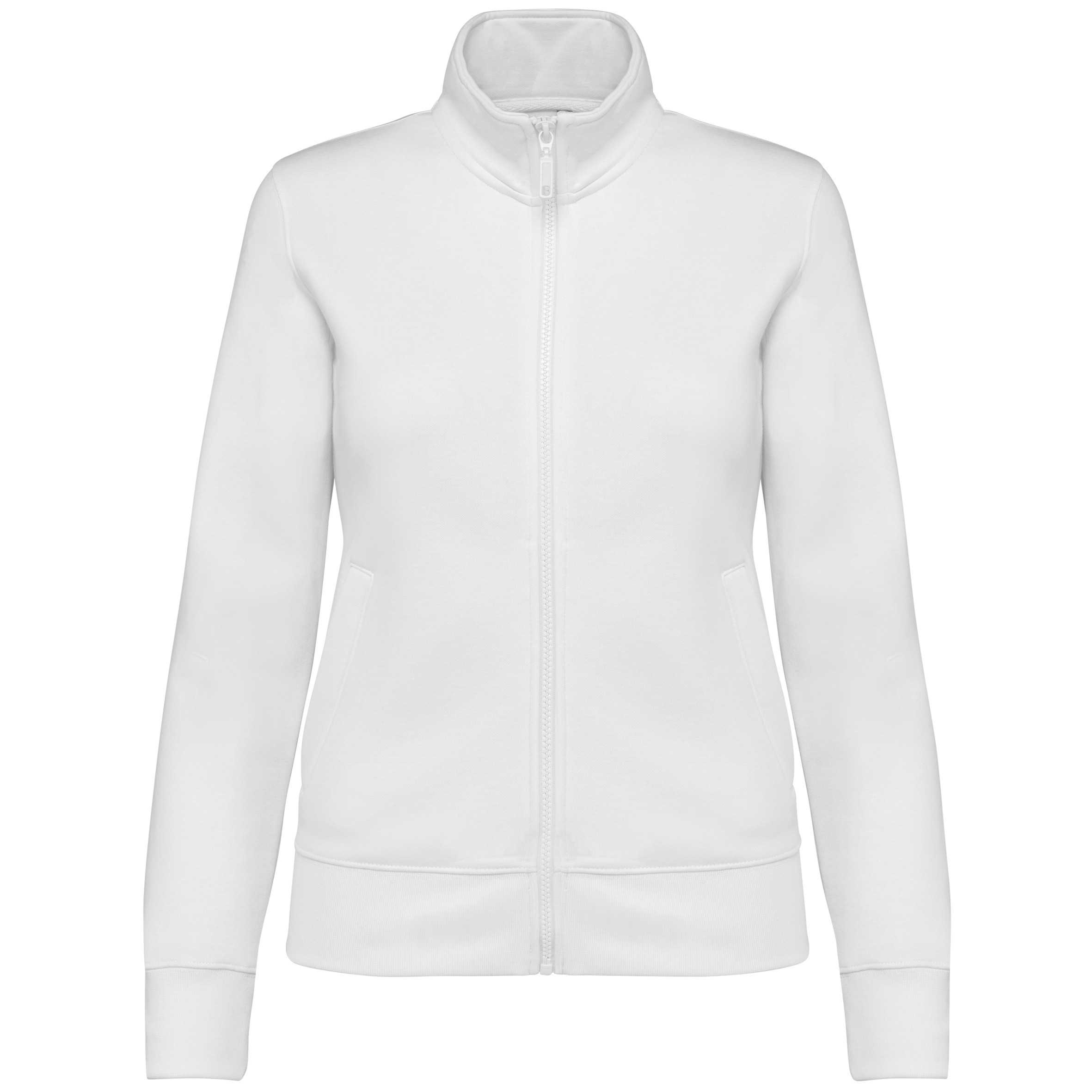 Chaqueta felpa mujer White