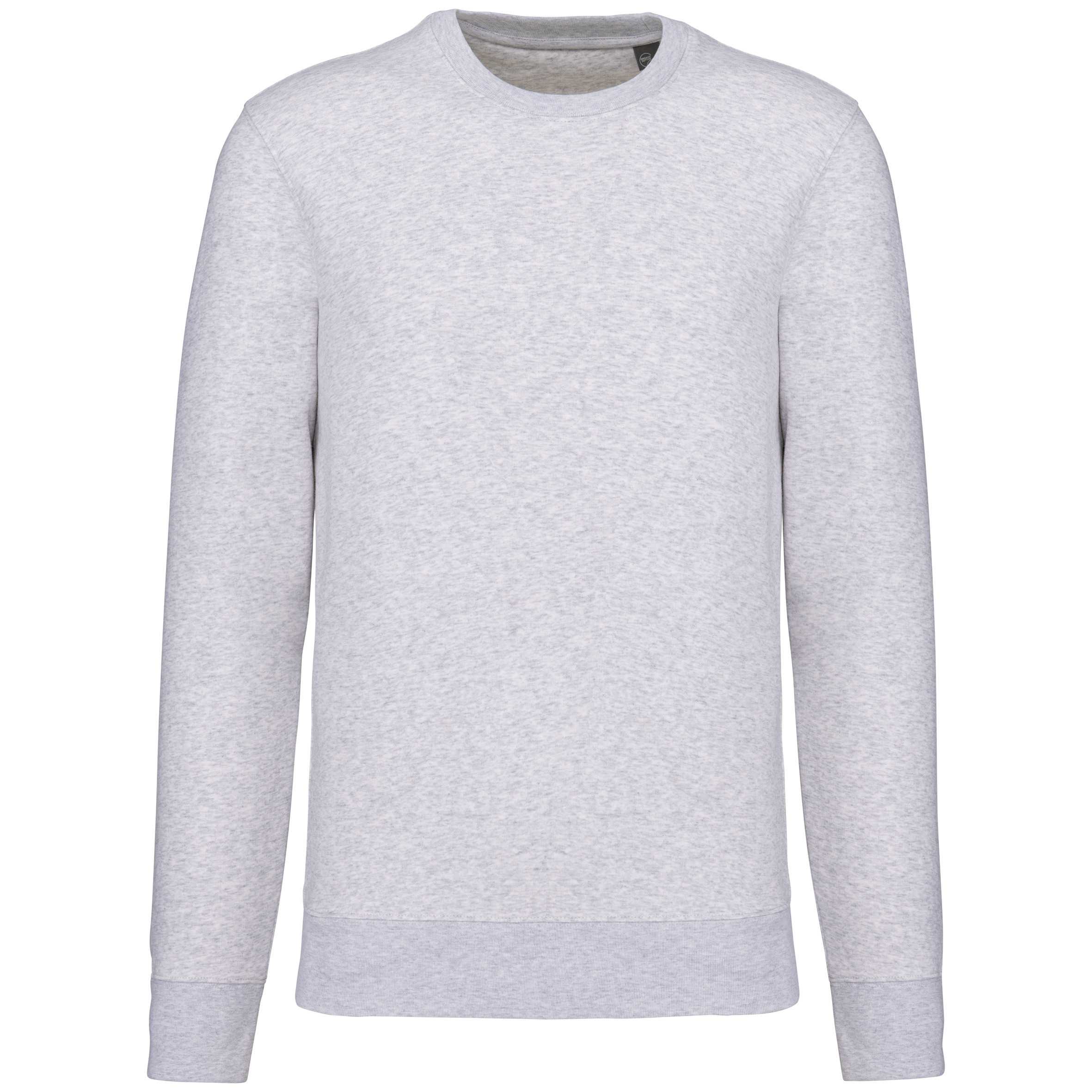 Sudadera ecorresponsable de cuello redondo unisex Ash Heather