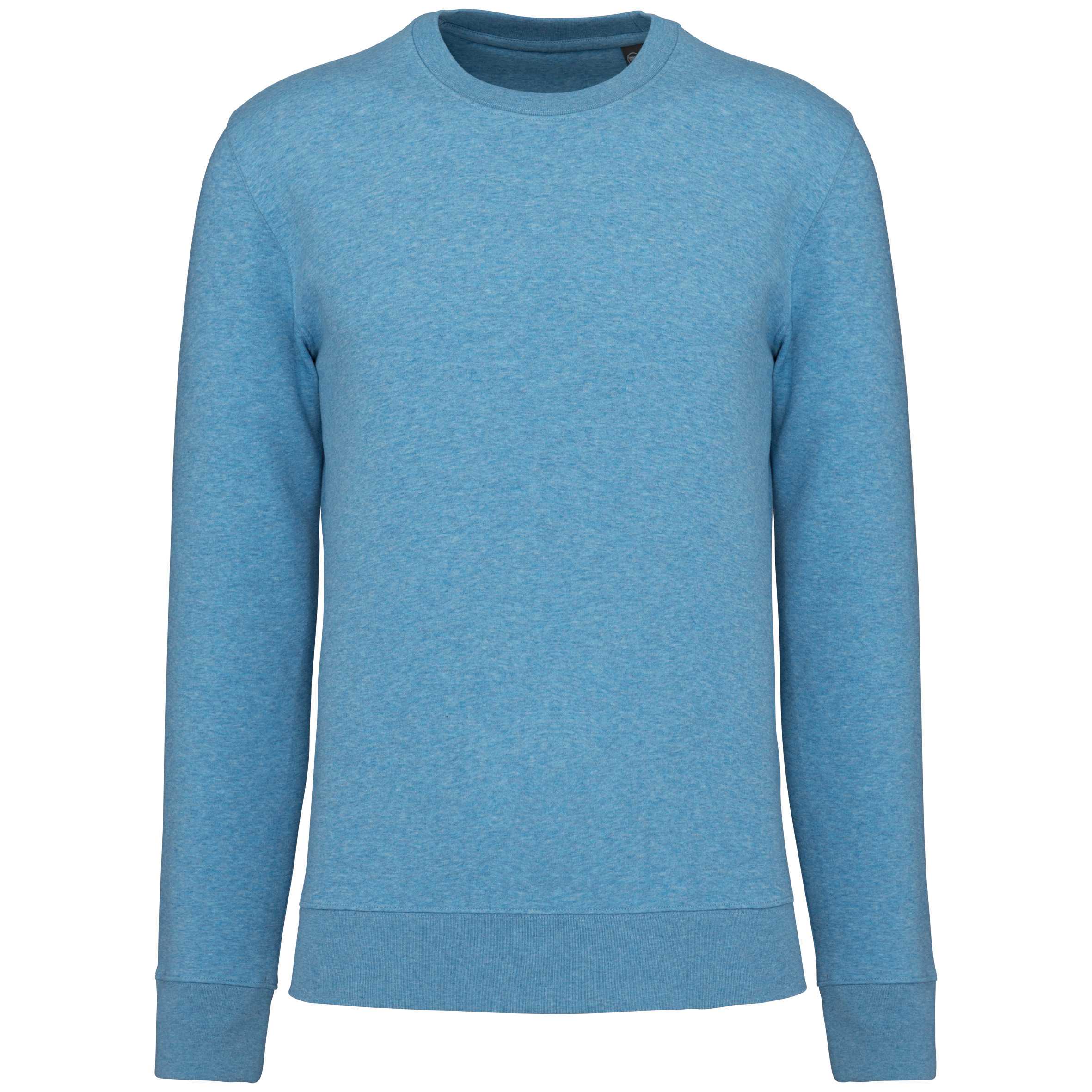 Sudadera ecorresponsable de cuello redondo unisex Cloudy blue heather