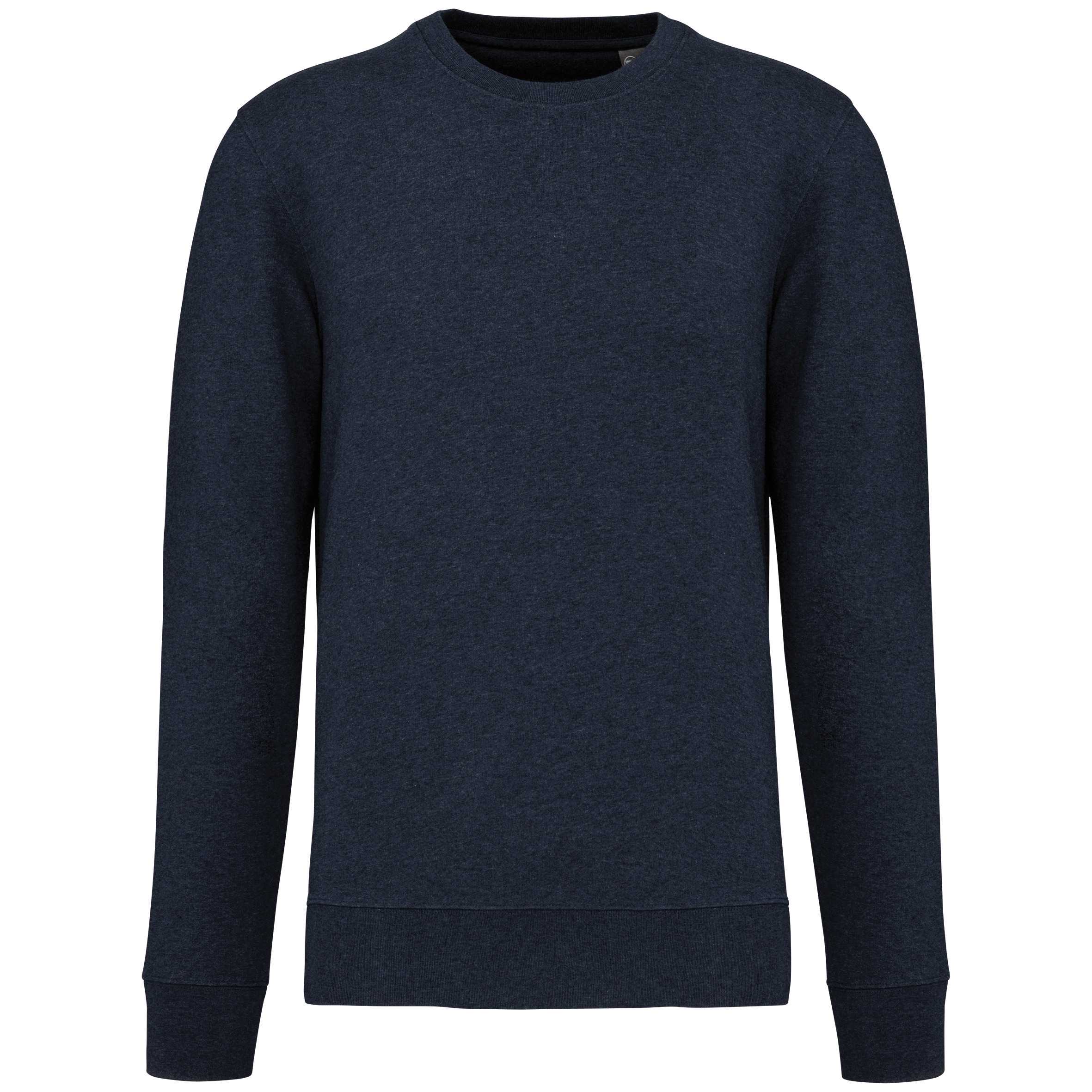 Sudadera ecorresponsable de cuello redondo unisex French Navy Heather