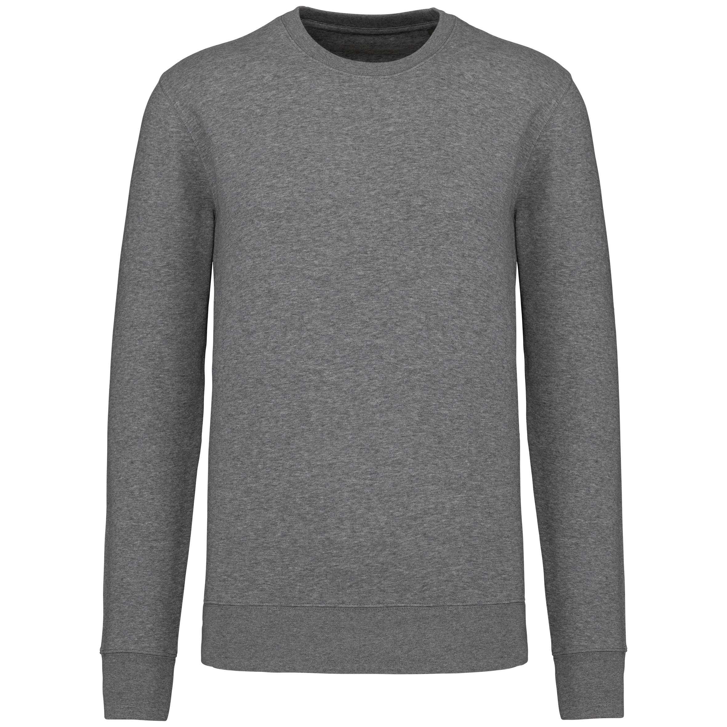 Sudadera ecorresponsable de cuello redondo unisex Grey Heather