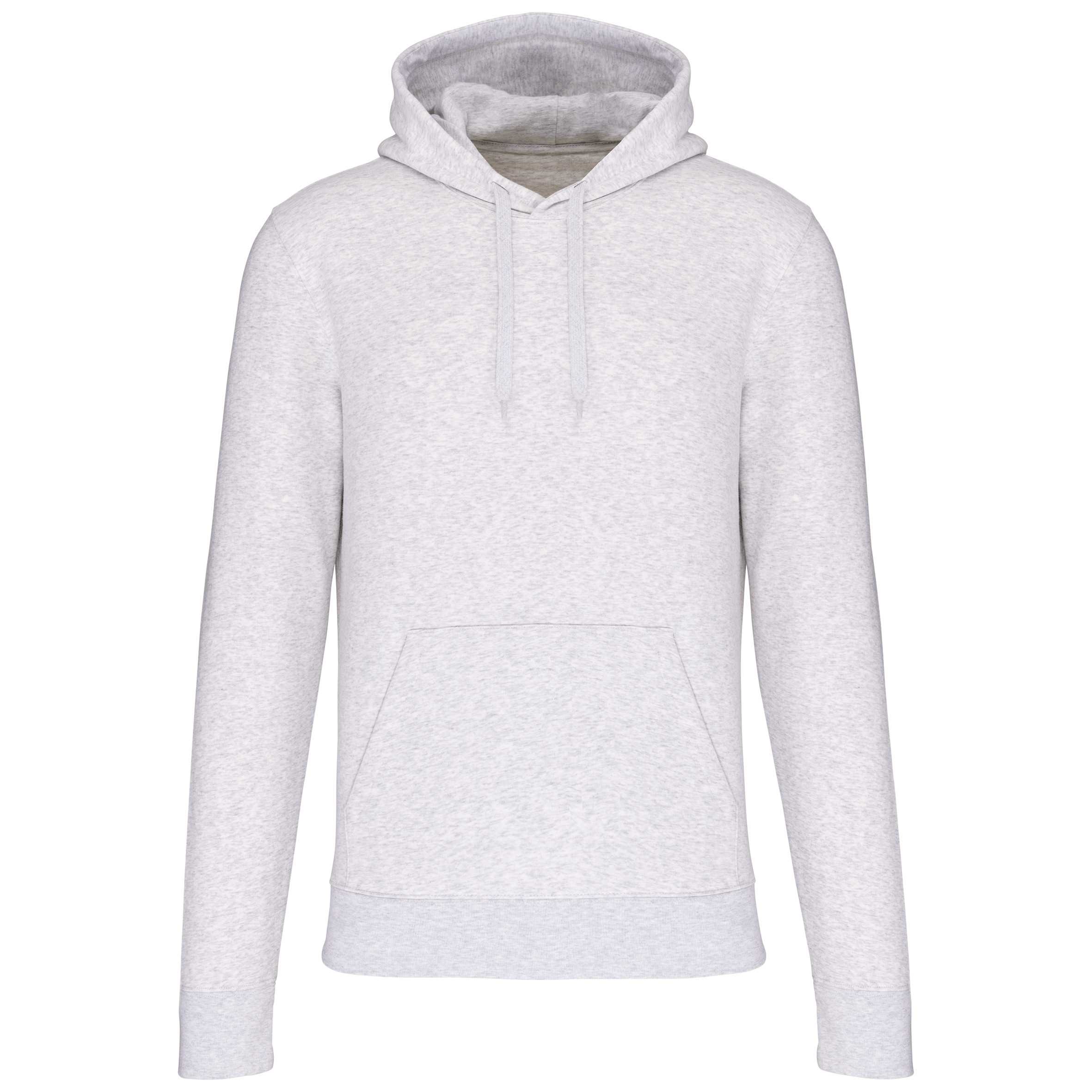 Sudadera capucha ecorresponsable hombre Ash Heather