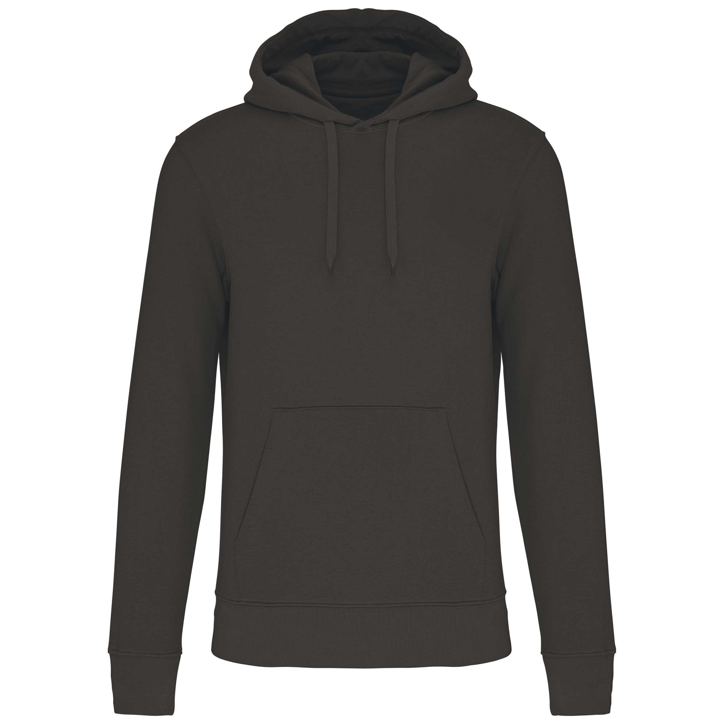 Sudadera capucha ecorresponsable hombre Dark Grey
