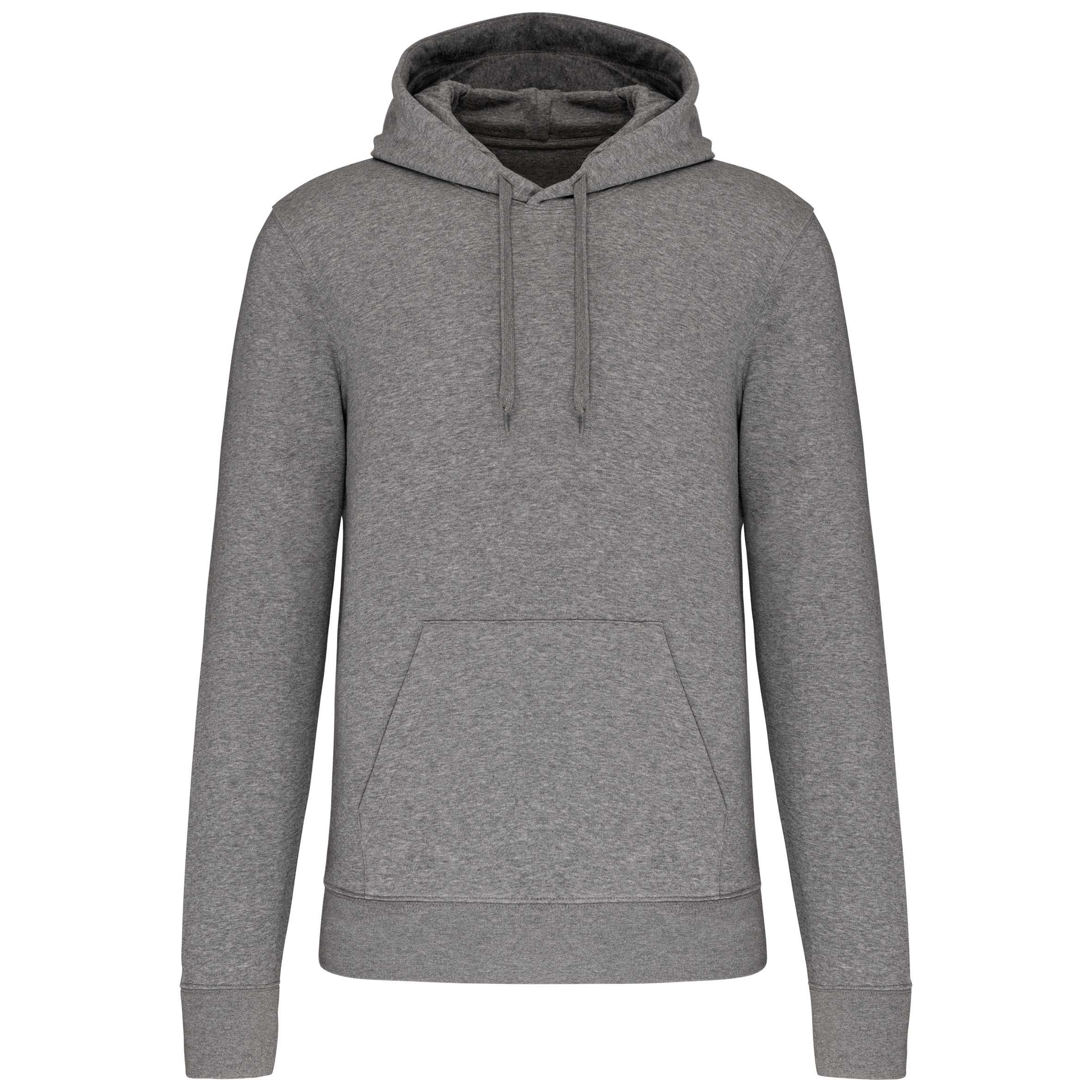 Sudadera capucha ecorresponsable hombre Grey Heather
