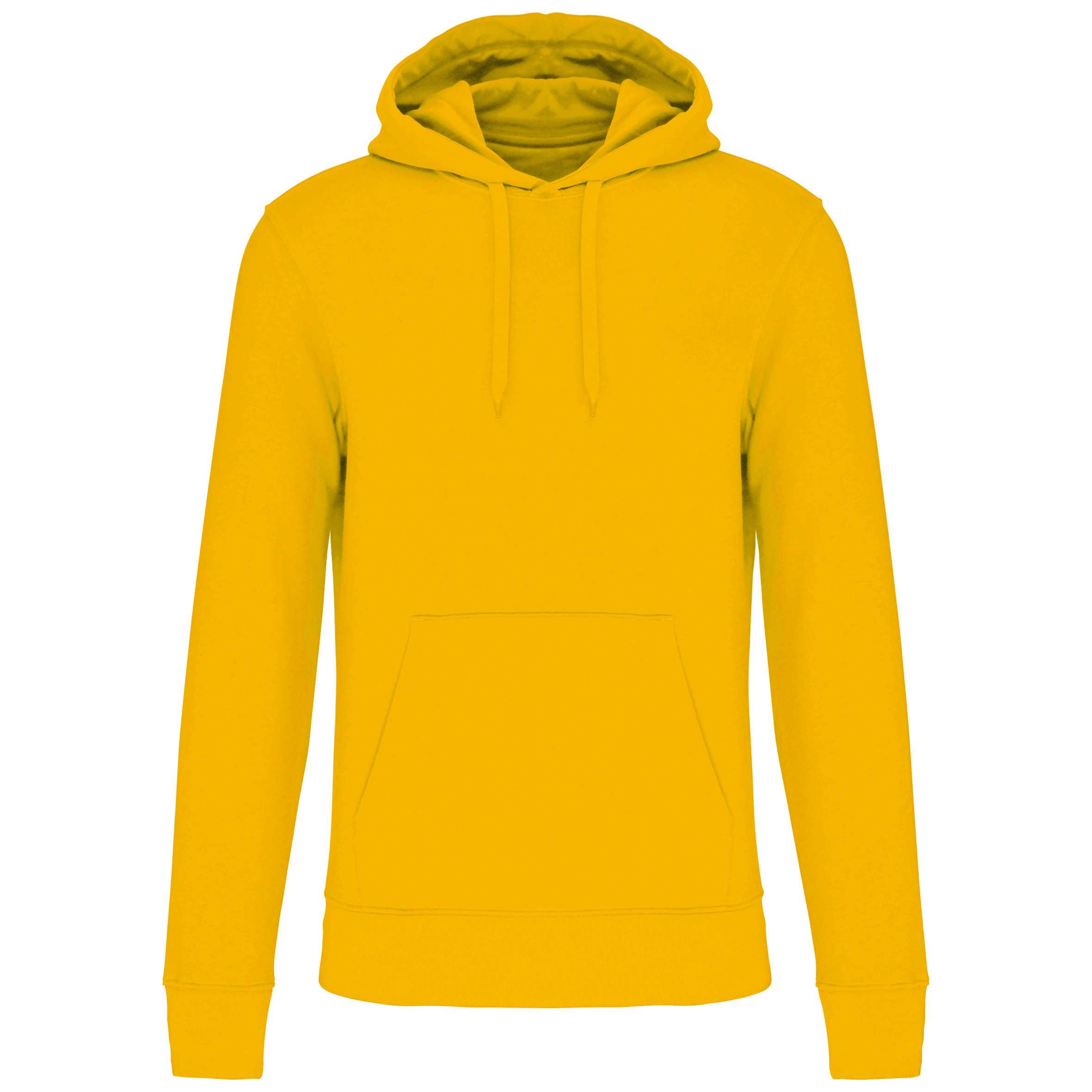Sudadera capucha ecorresponsable hombre Yellow
