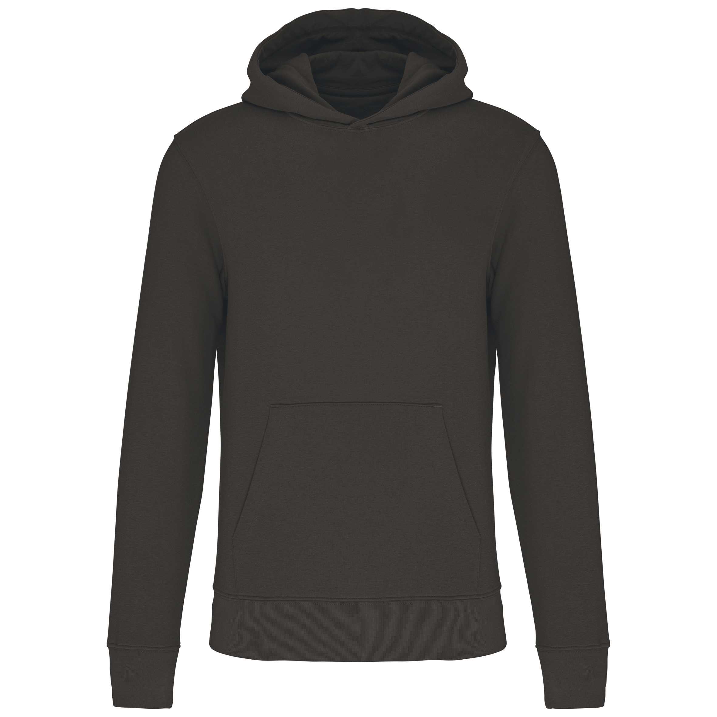 Sudadera capucha ecorresponsable niños Dark Grey