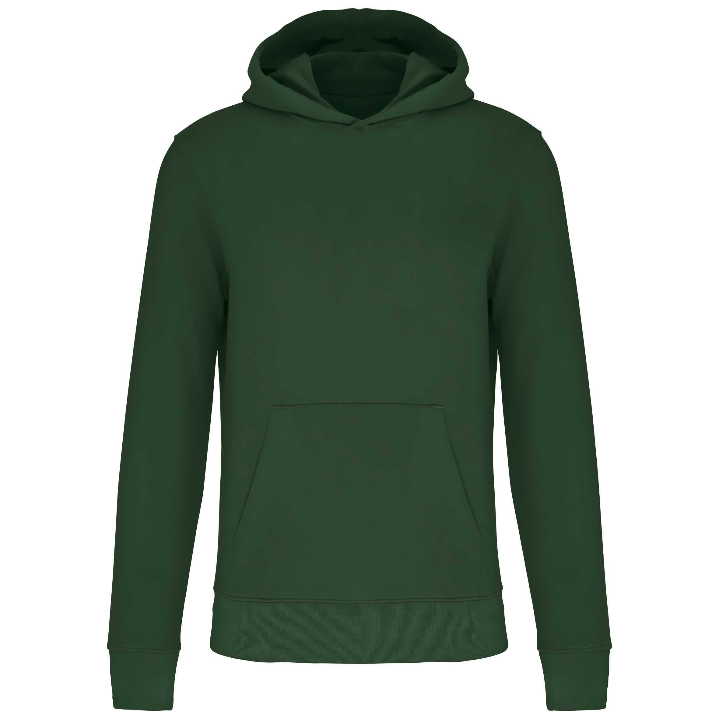 Sudadera capucha ecorresponsable niños Forest Green
