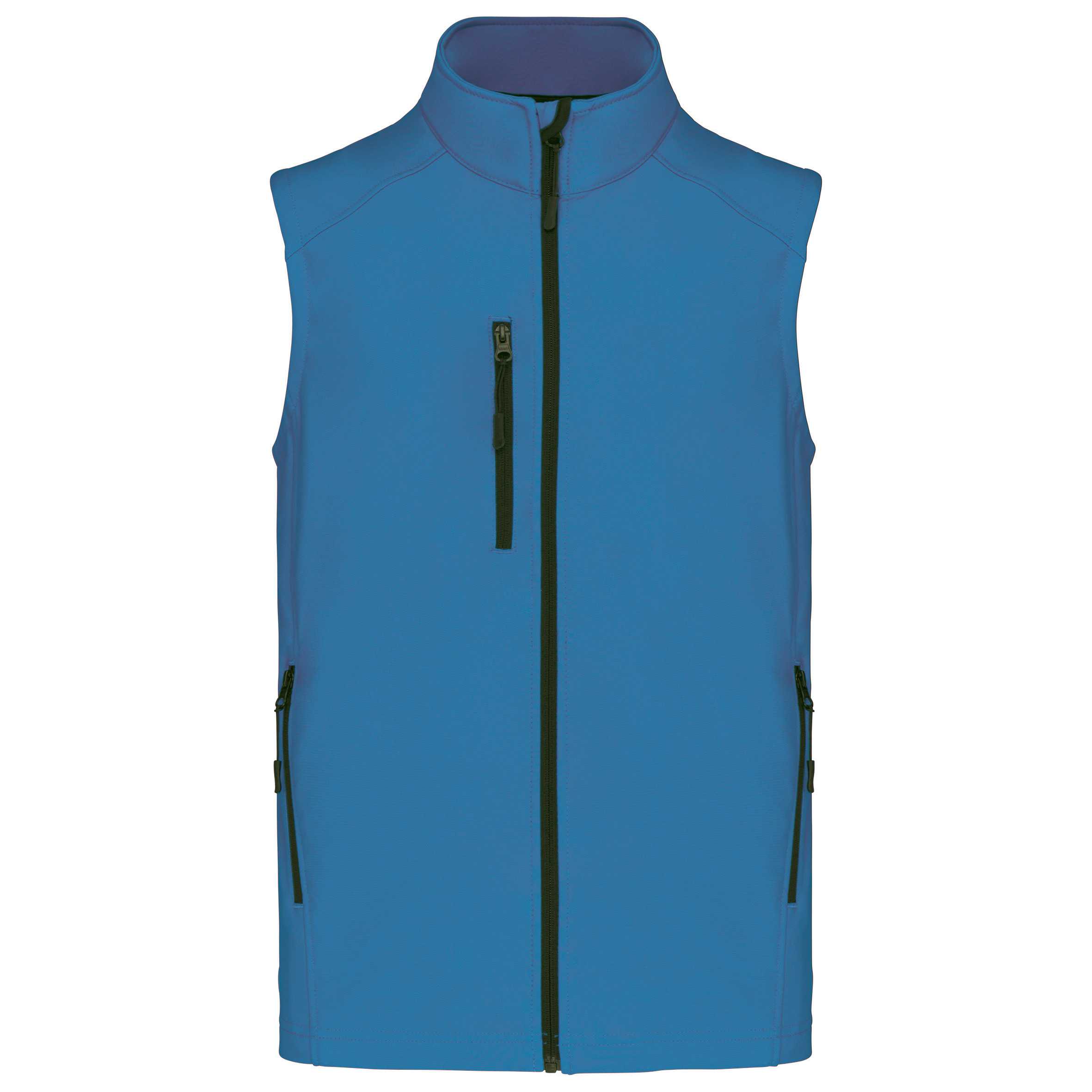 Chaleco softshell hombre Aqua Blue