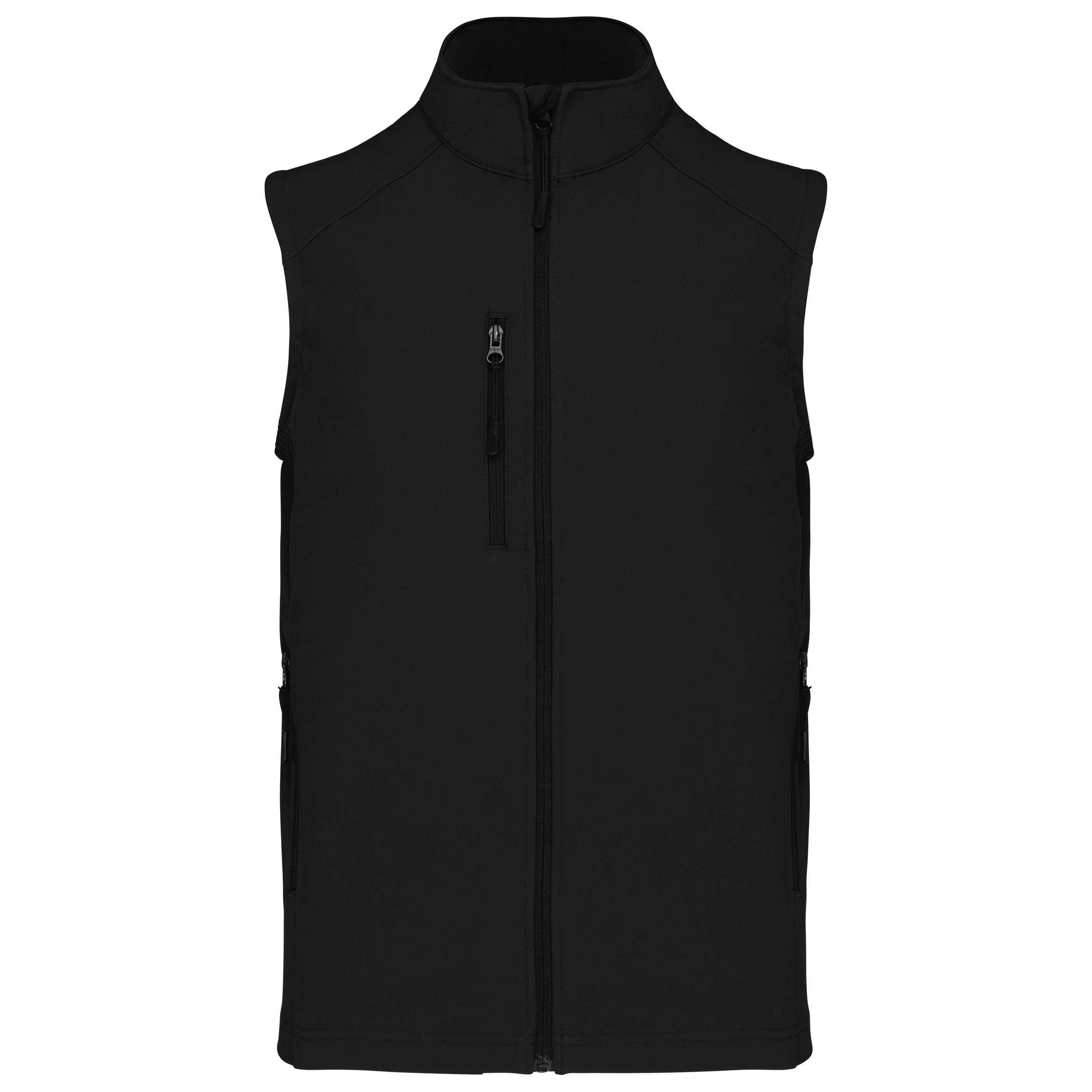 Chaleco softshell hombre Black