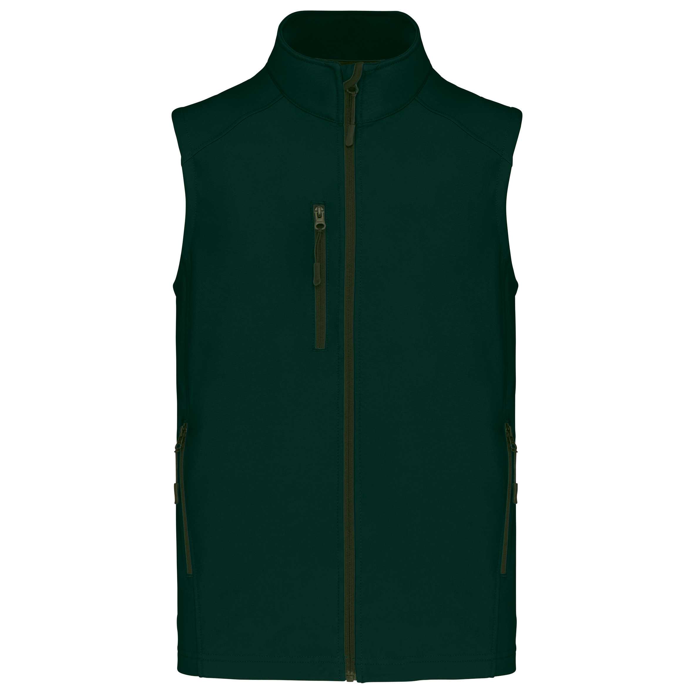 Chaleco softshell hombre Bottle Green