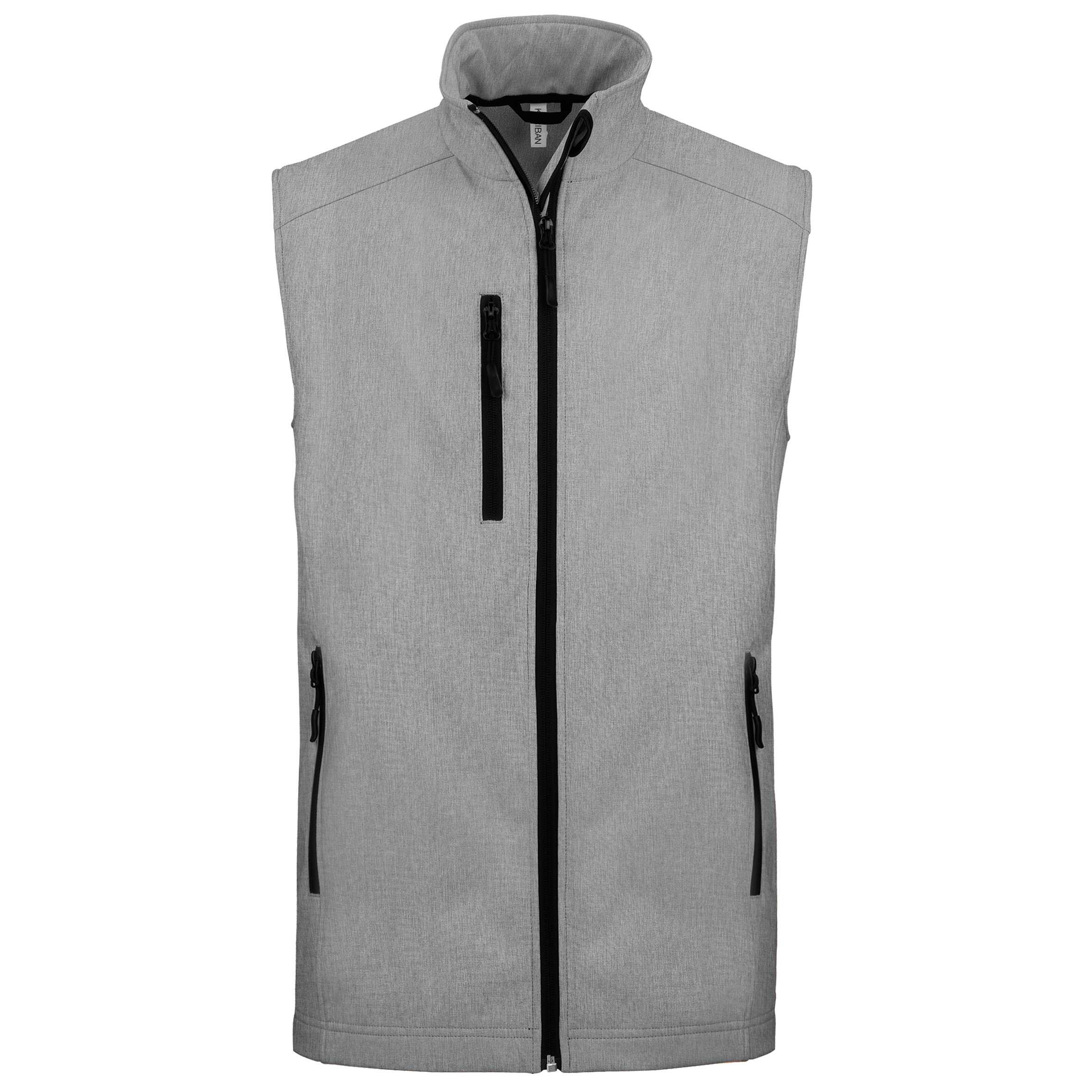 Chaleco softshell hombre Marl Grey