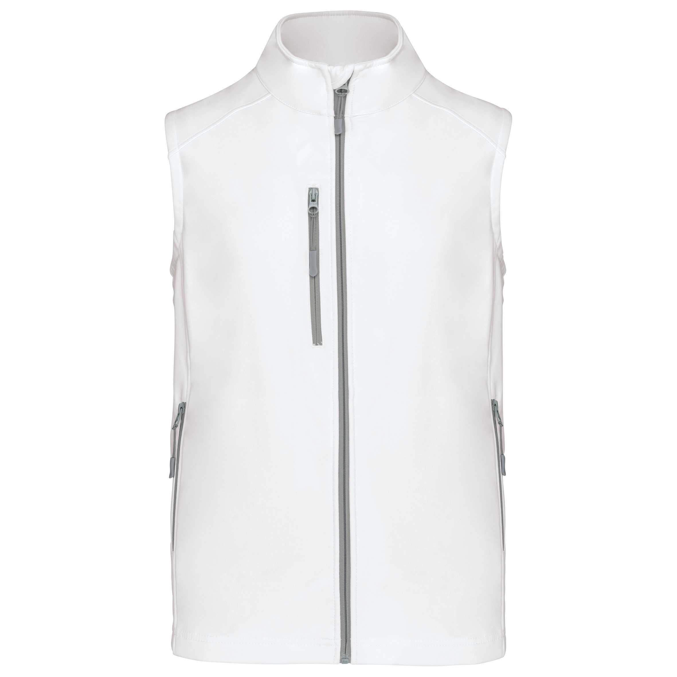 Chaleco softshell hombre White