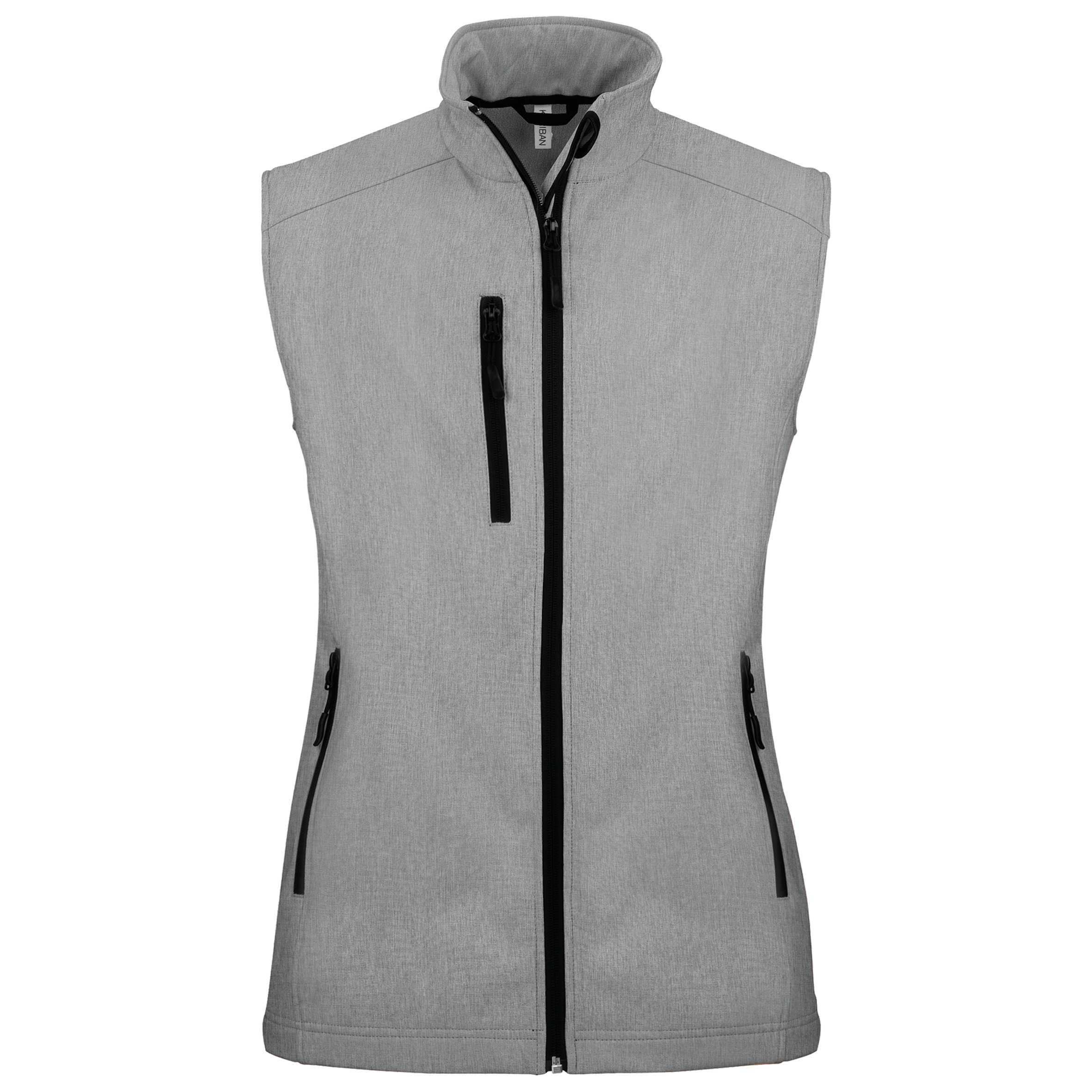Chaleco sofshell mujer Marl Grey