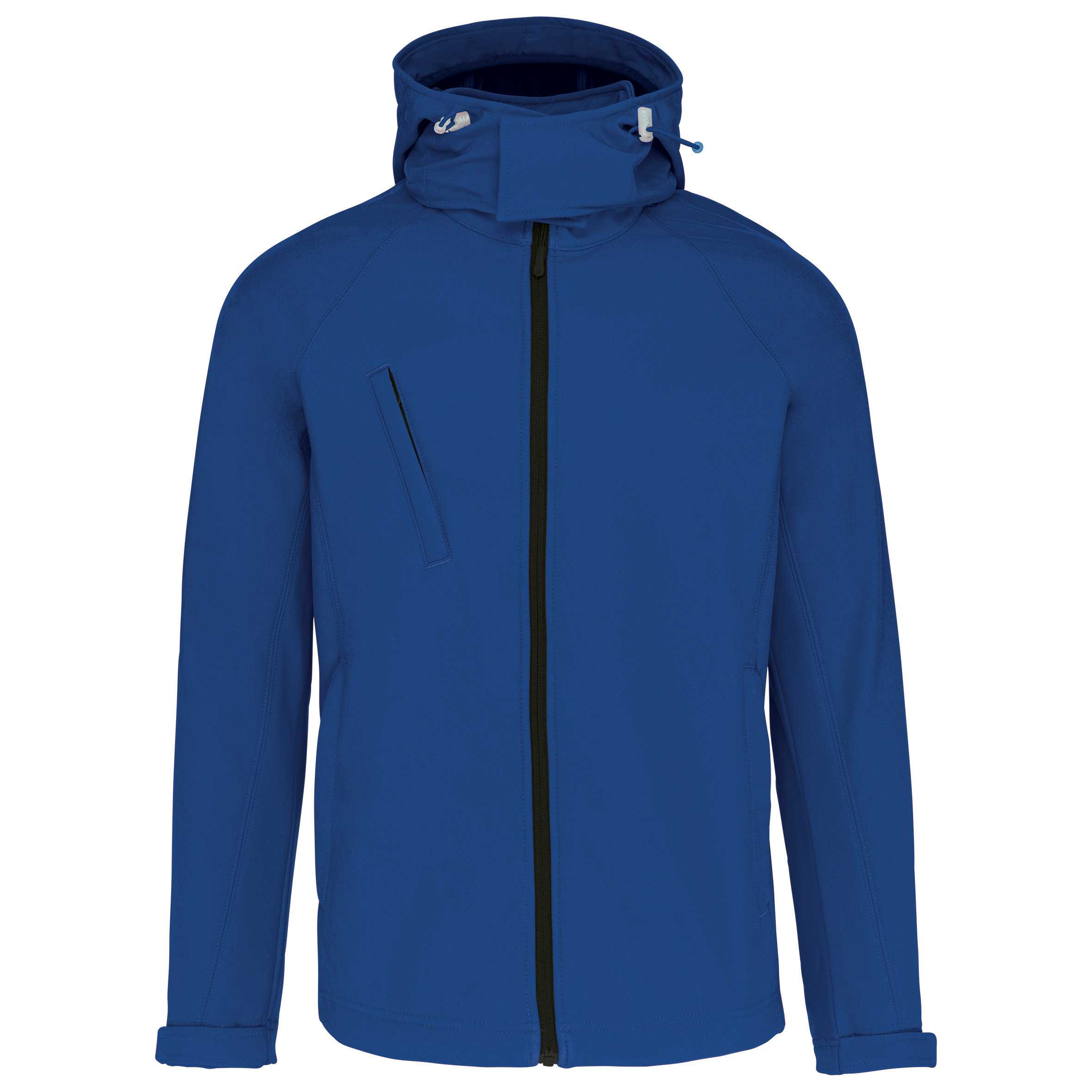 Chaqueta softshell con capucha extraíble hombre Dark Royal Blue