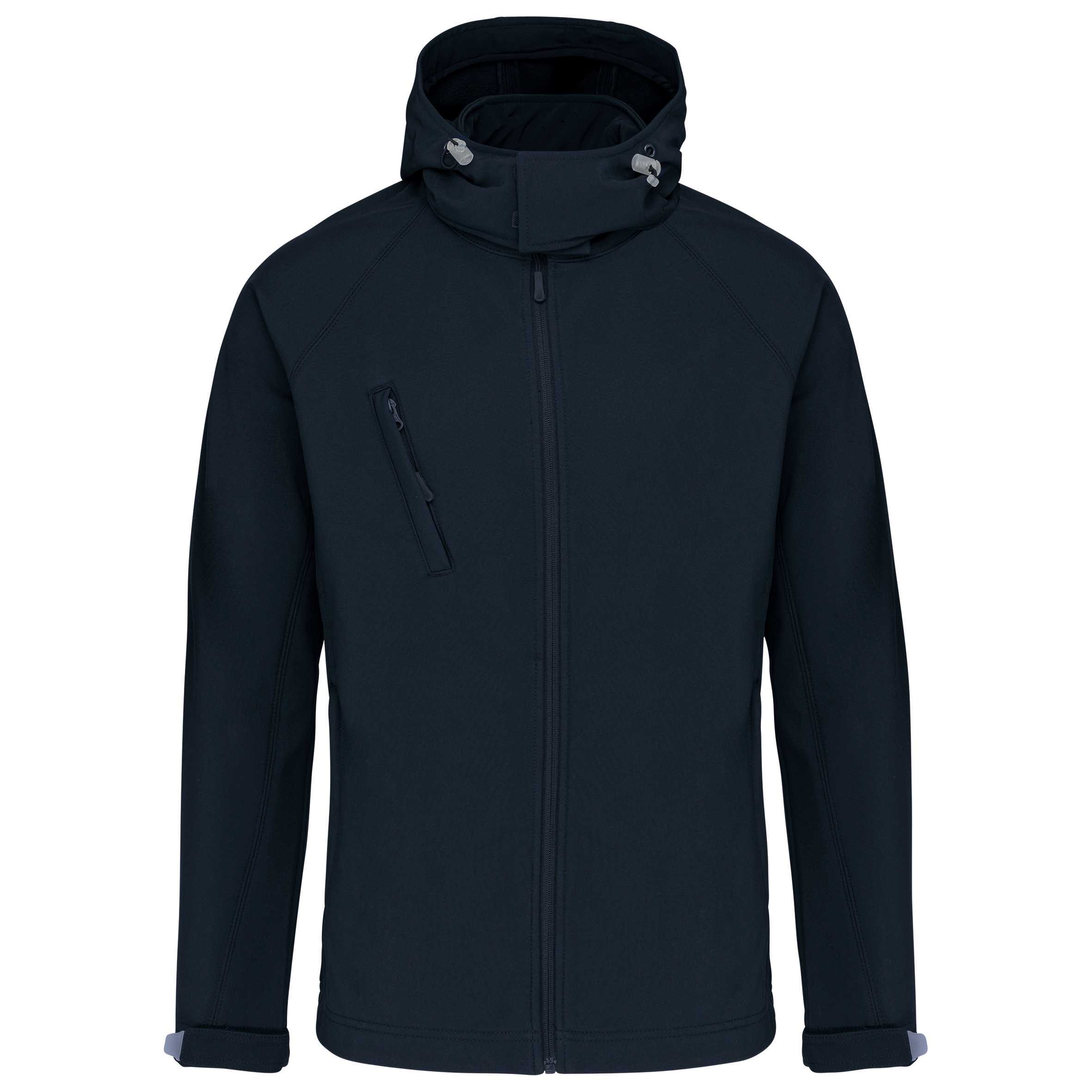 Chaqueta softshell con capucha extraíble hombre Navy