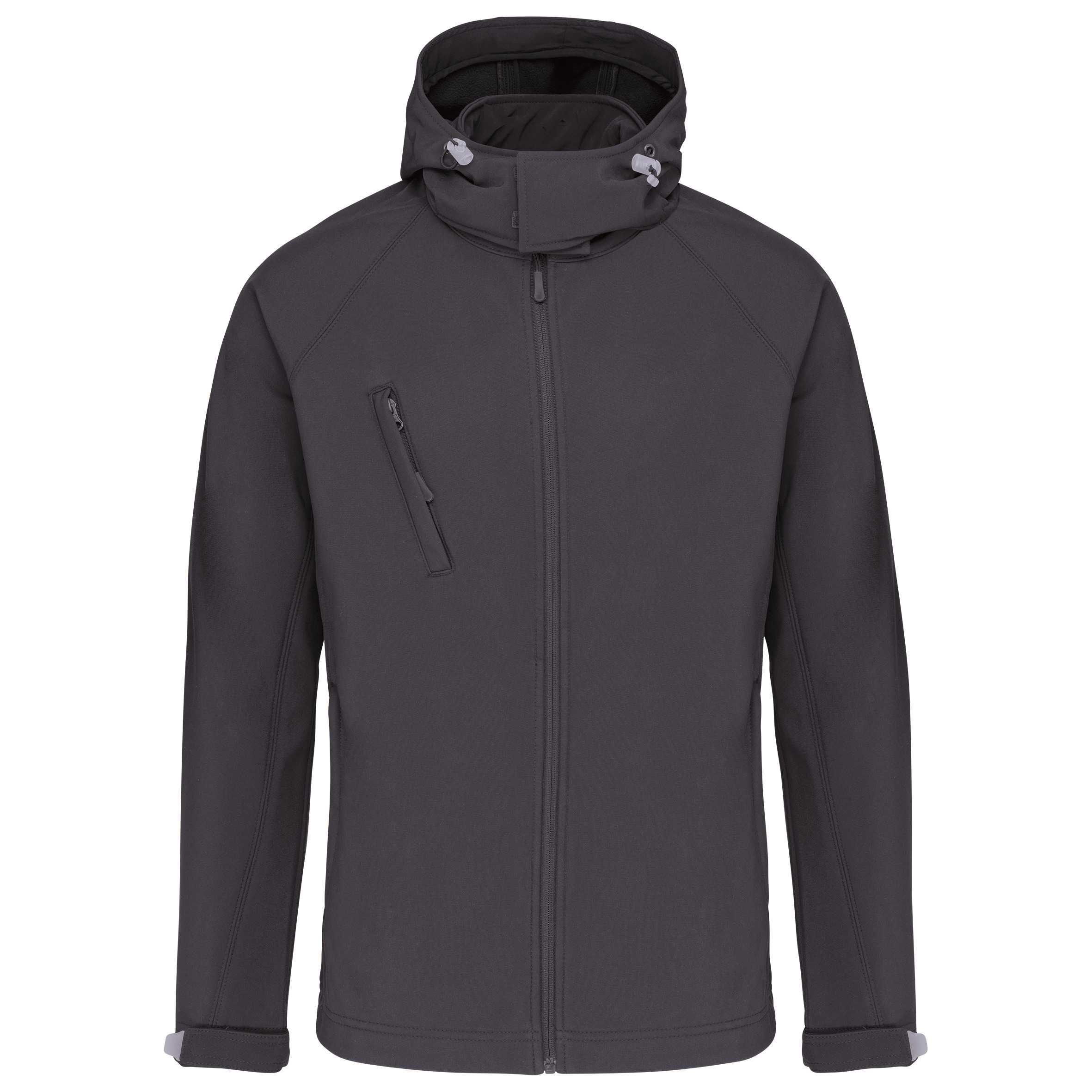 Chaqueta softshell con capucha extraíble hombre Titanium