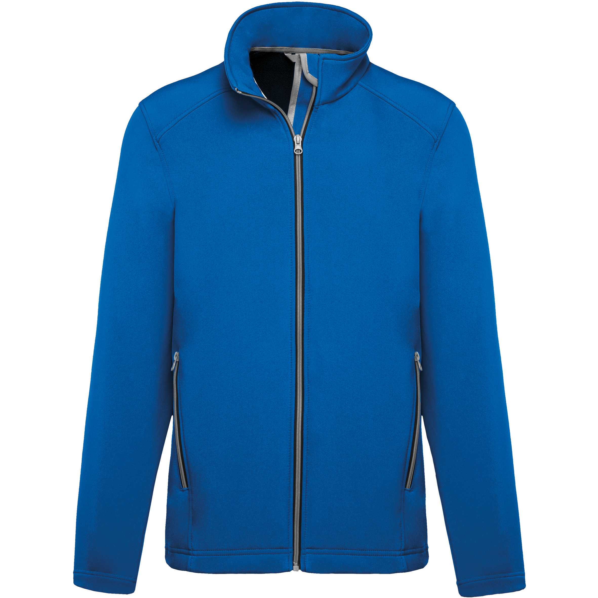 Chaqueta softshell 2 capas hombre Light Royal Blue