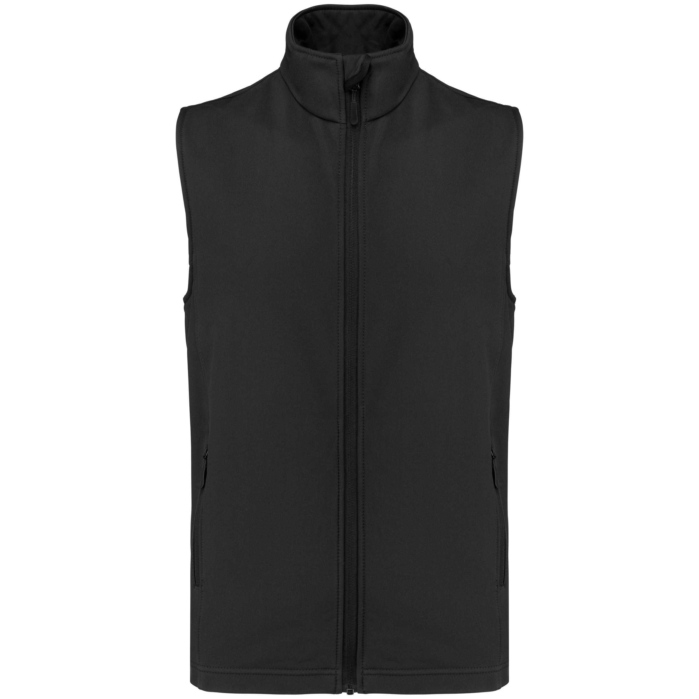 Chaleco Softshell ecorresponsable - 2 capas - Unisex Black