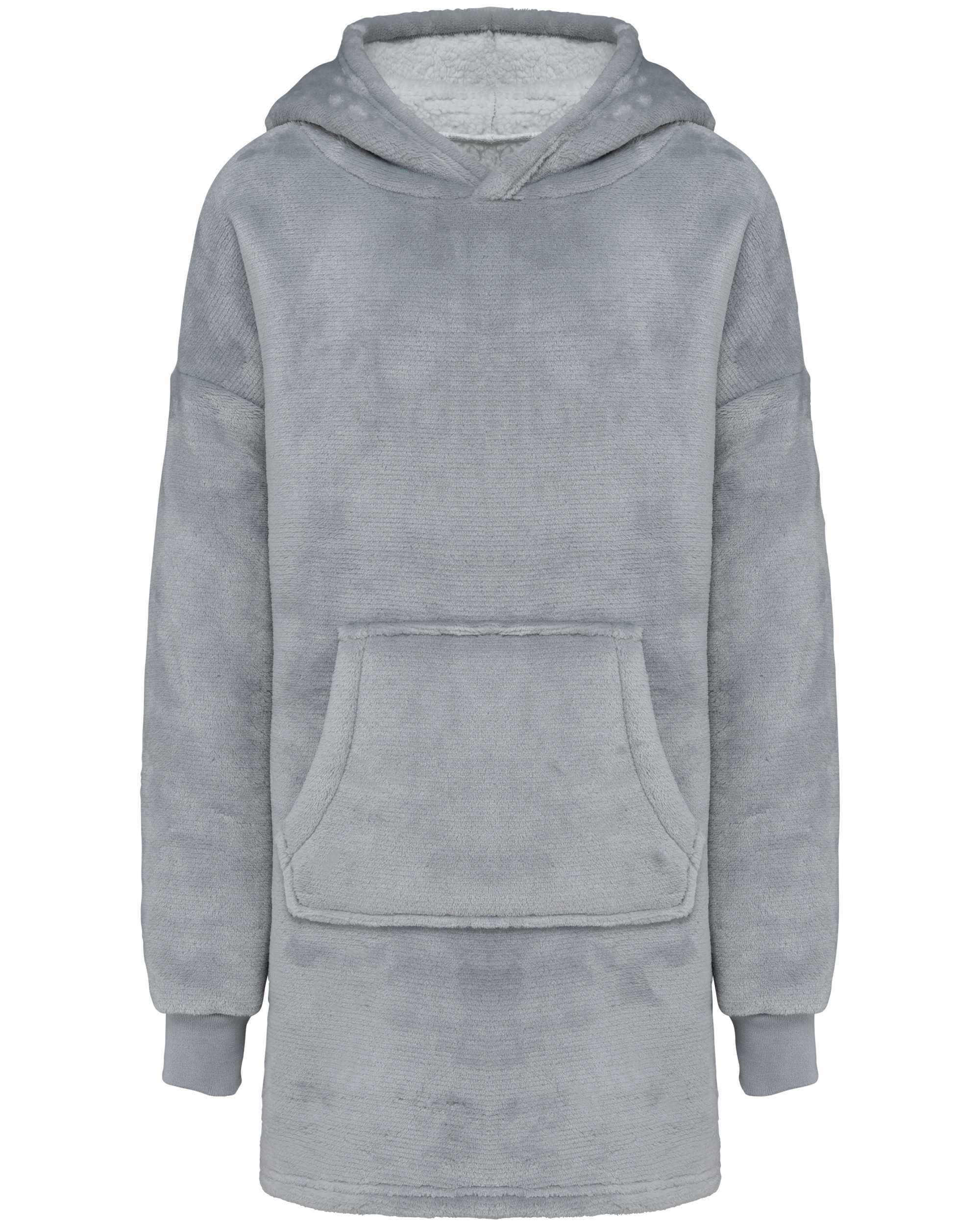 Poncho tipo manta infantil Snow Grey