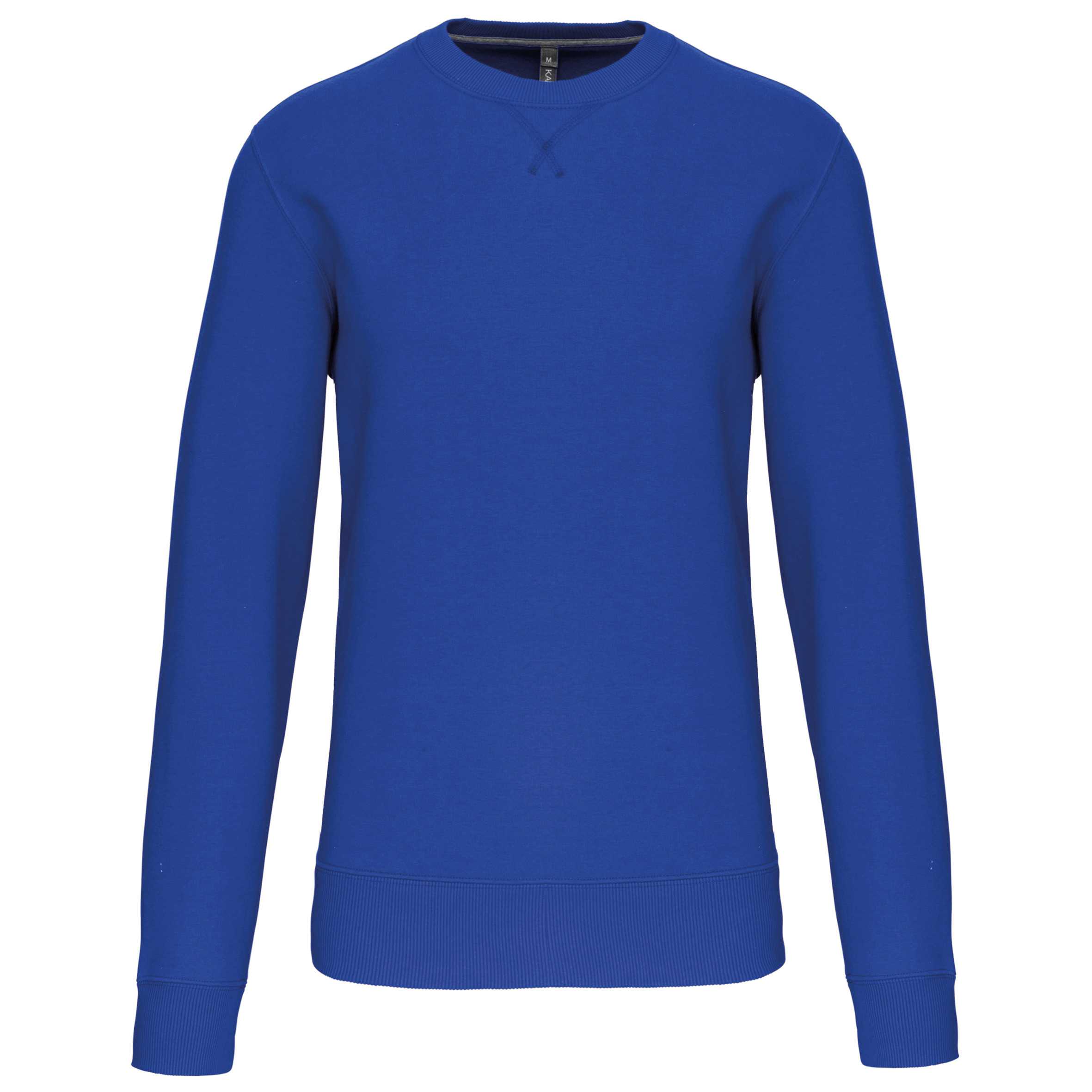 Sudadera cuello redondo Light Royal Blue