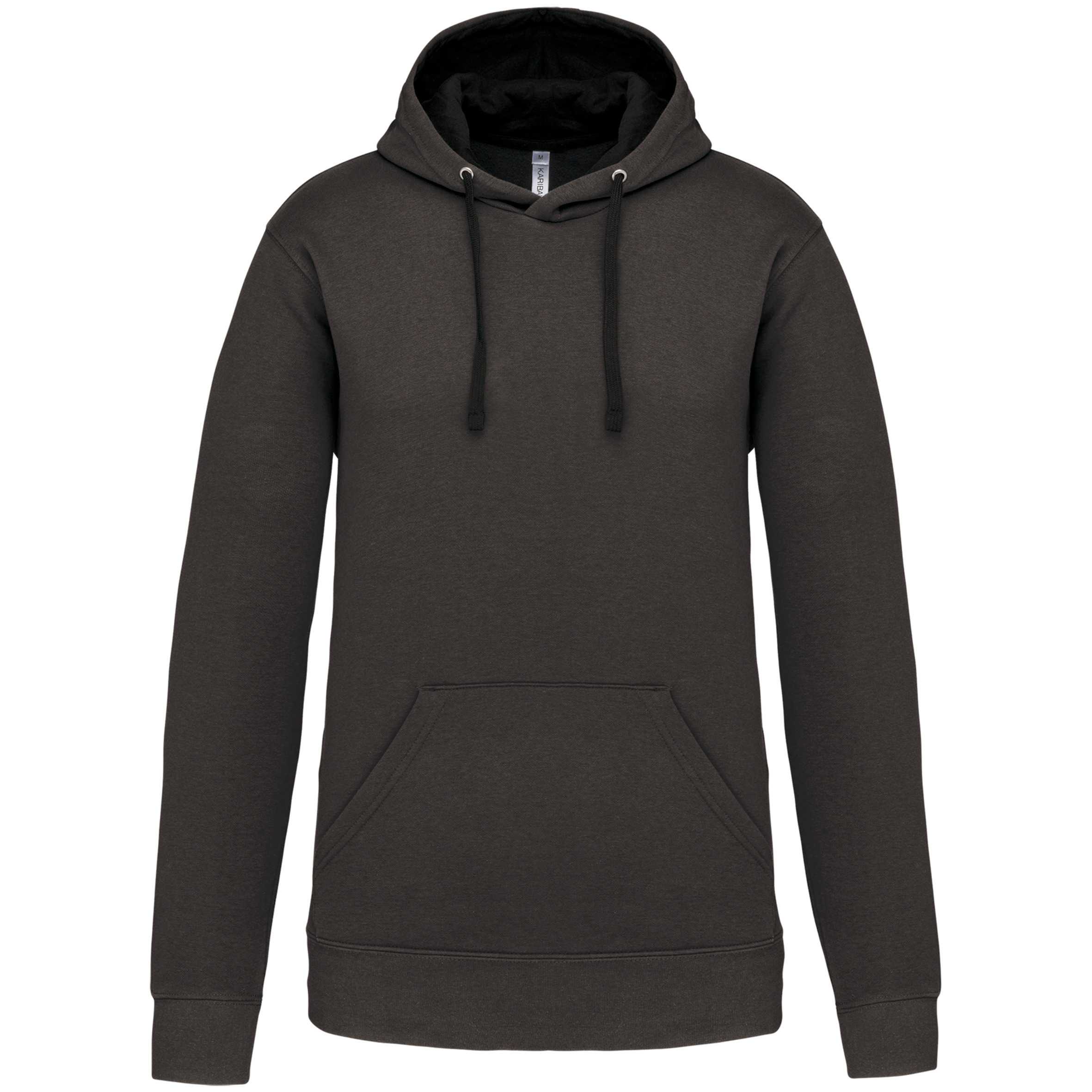 Sudadera capucha contrastada hombre Dark Grey / Black