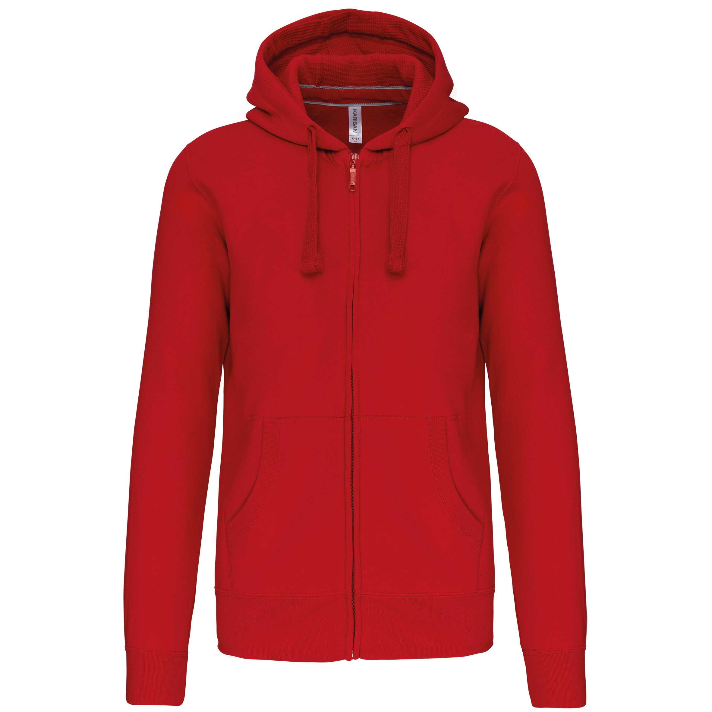 Sudadera con capucha y cremallera Red