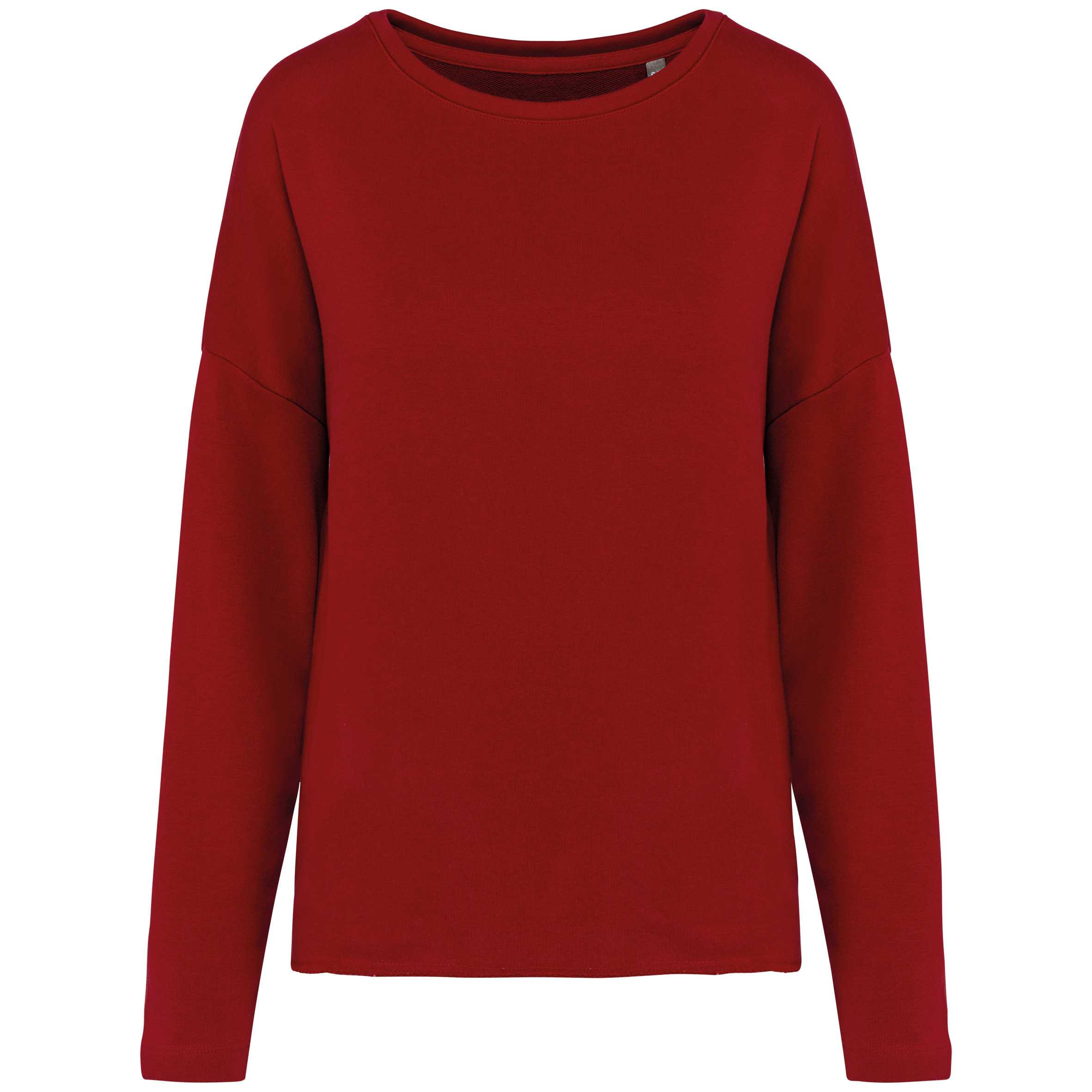 Sudadera amplia de mujer Hibiscus Red