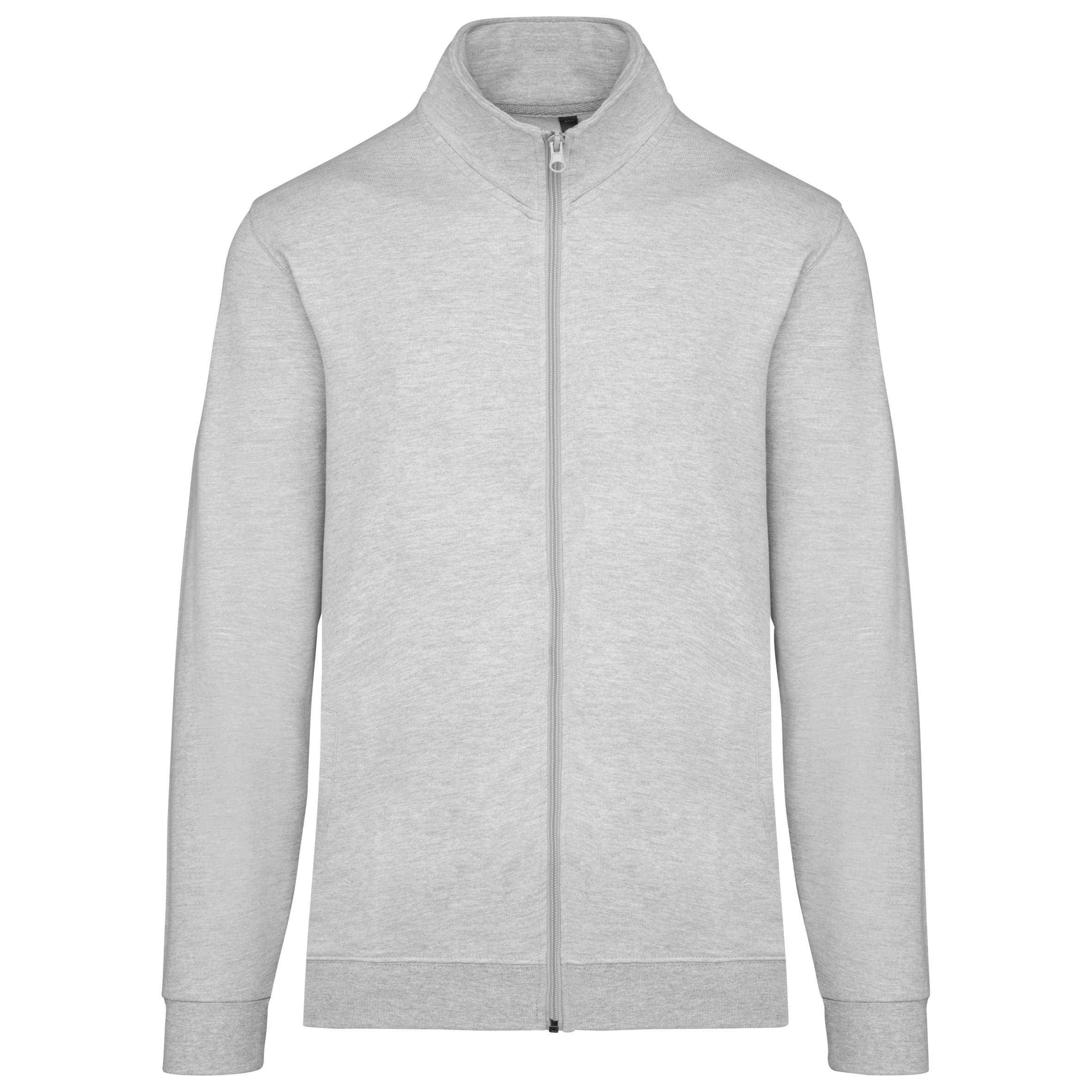 Chaqueta de felpa con cremallera Oxford Grey