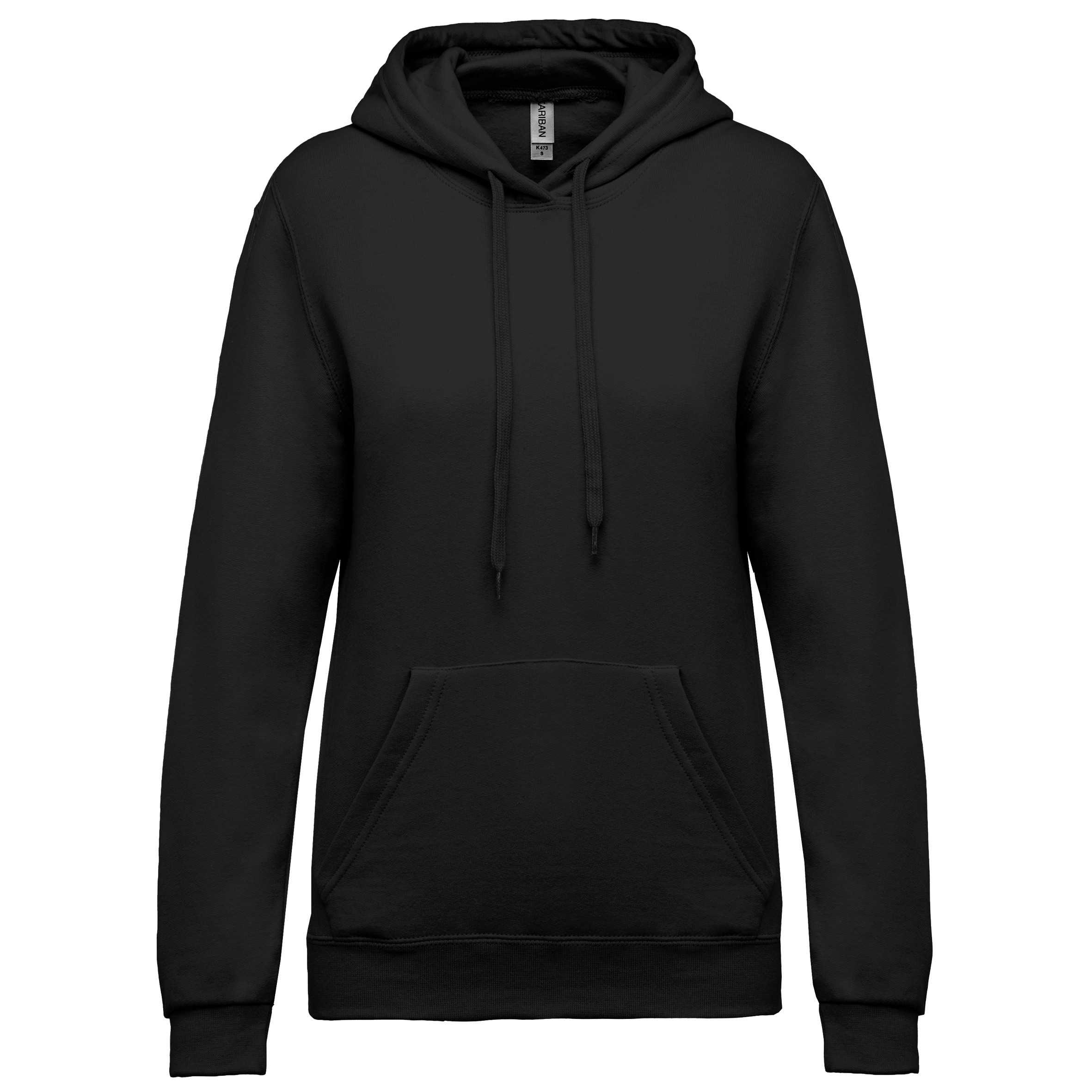 Sudadera con capucha de mujer Black