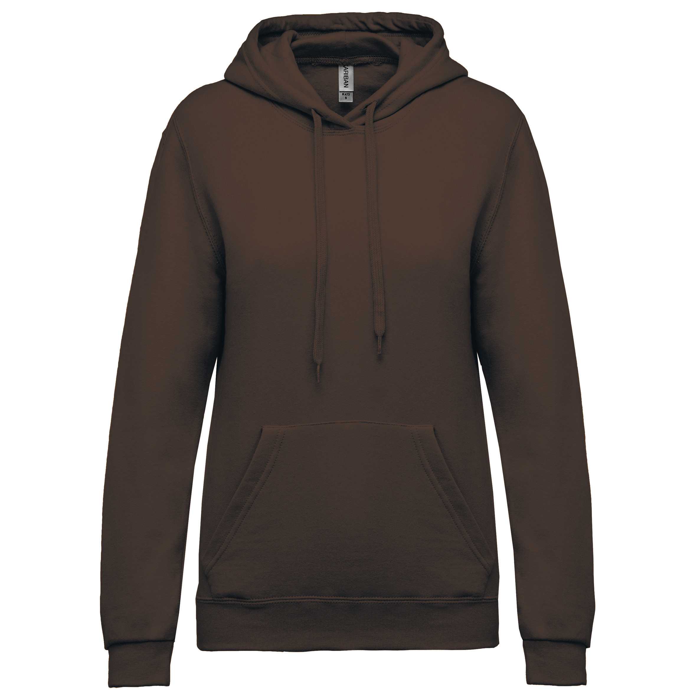 Sudadera con capucha de mujer Chocolate