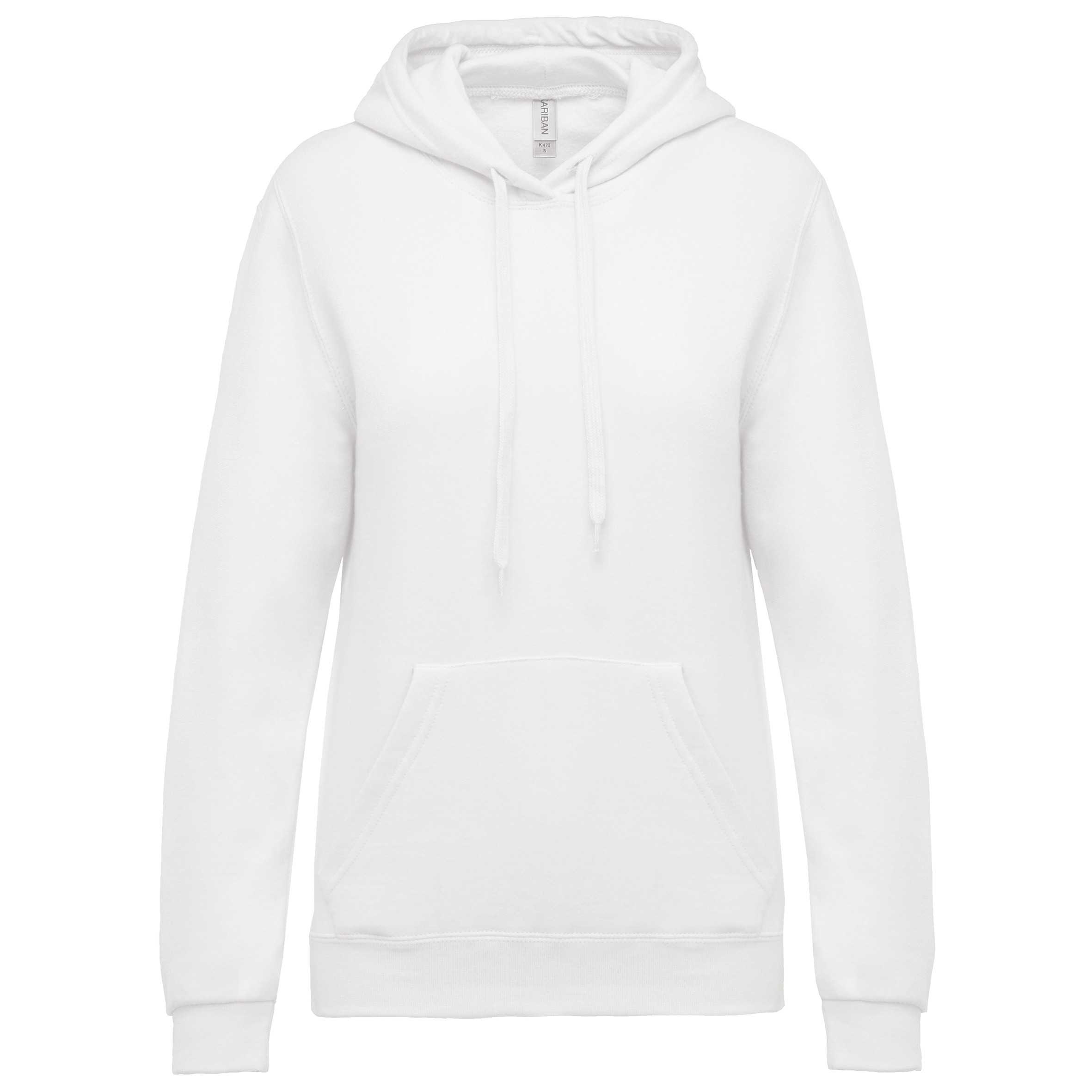 Sudadera con capucha de mujer White