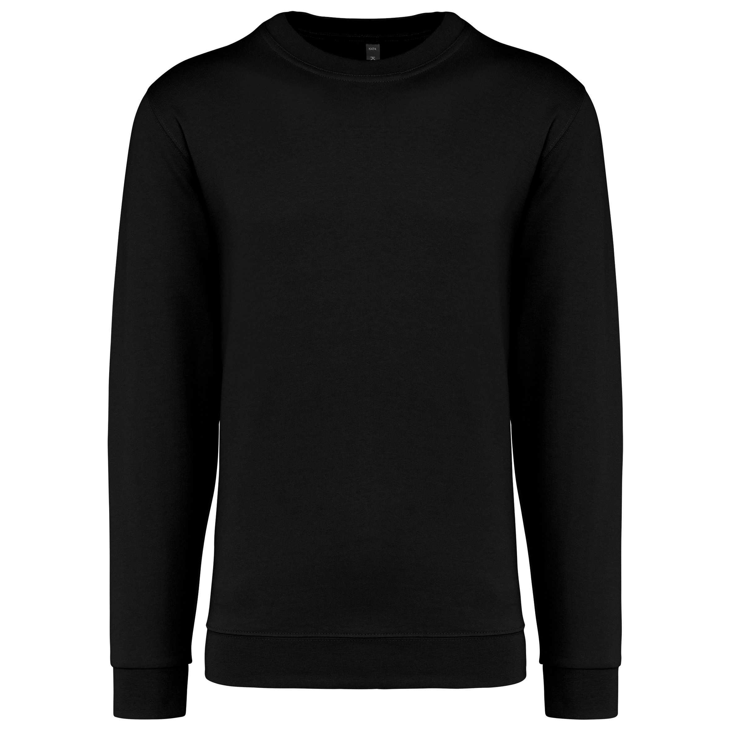 Sudadera cuello redondo Black