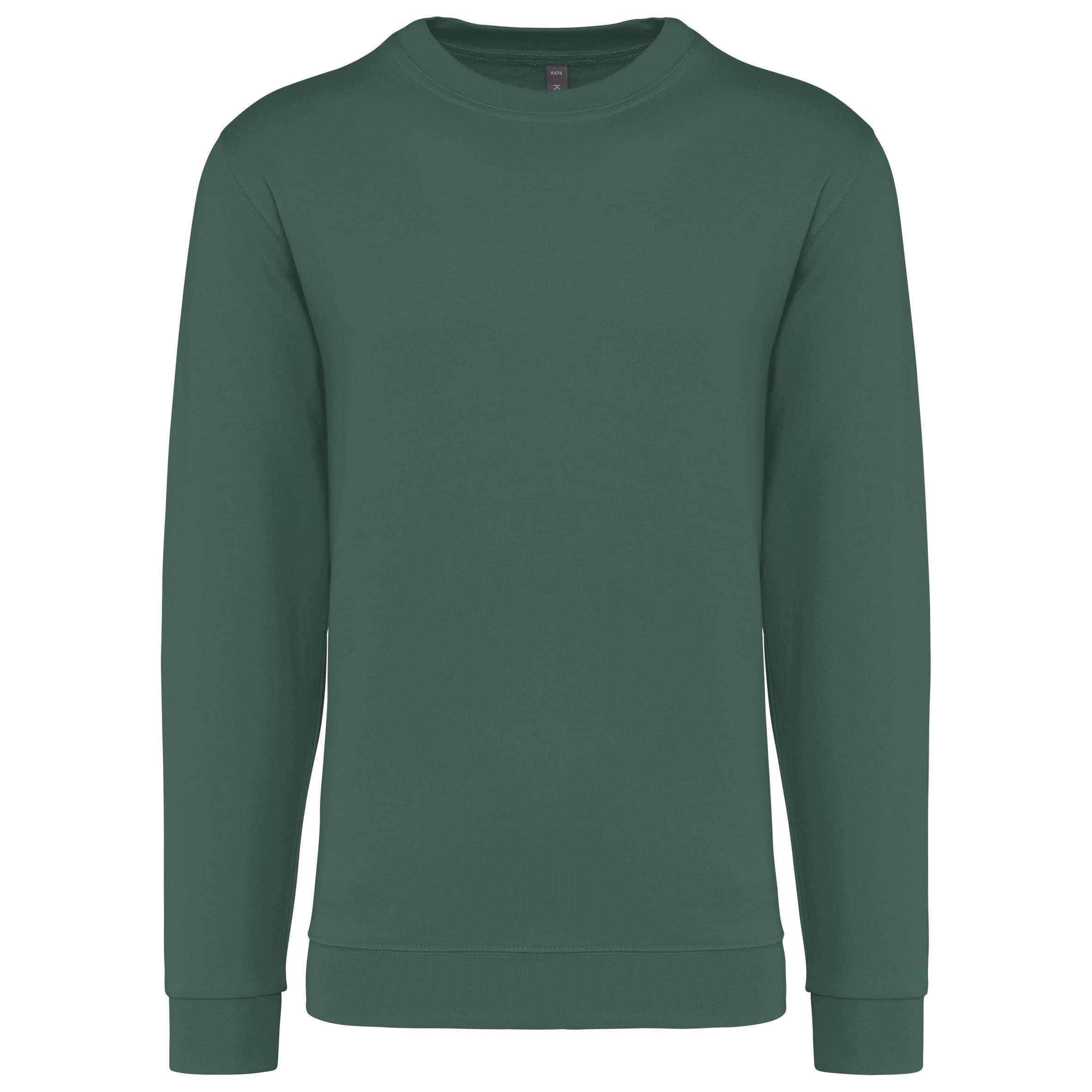 Sudadera cuello redondo Earthy Green