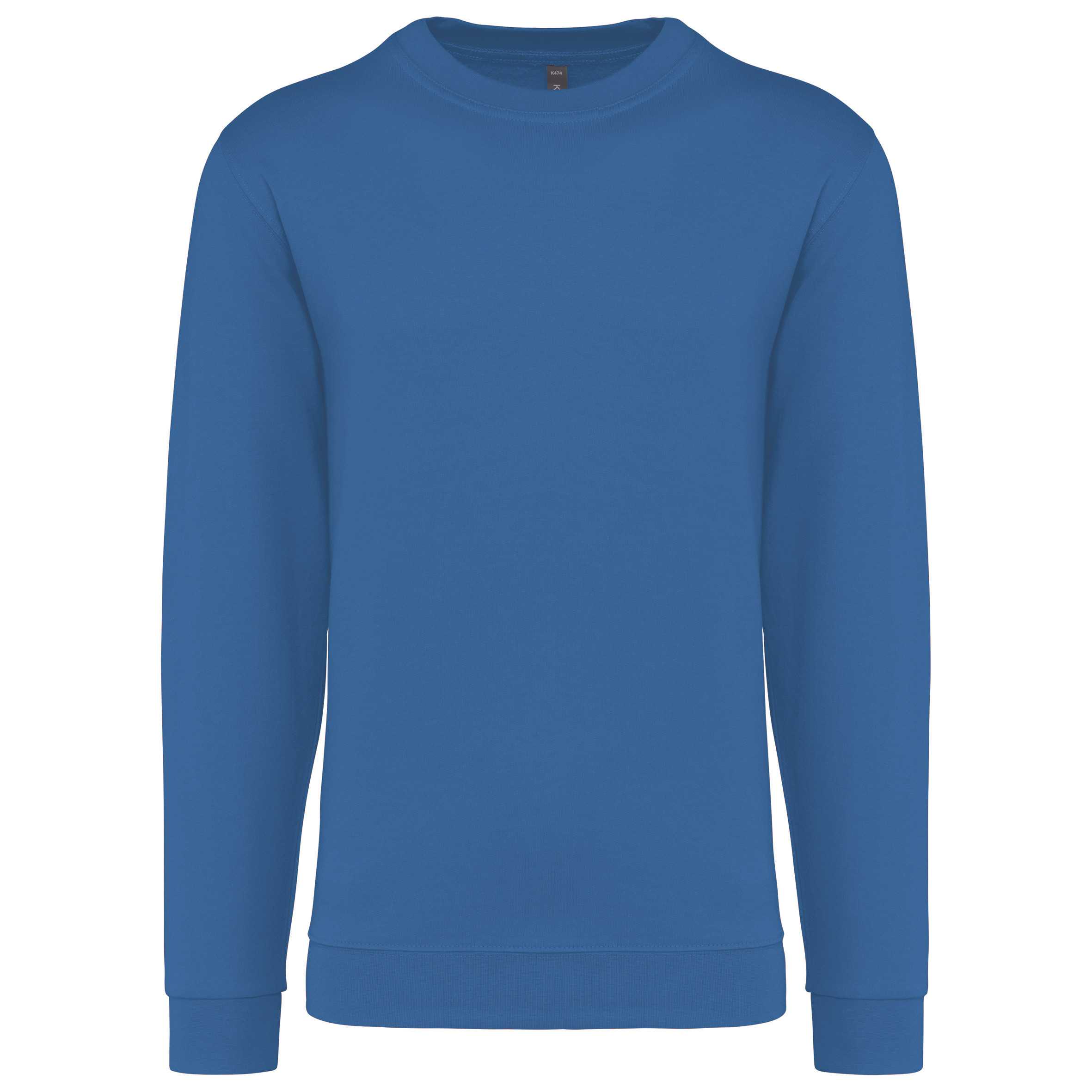 Sudadera cuello redondo Light Royal Blue