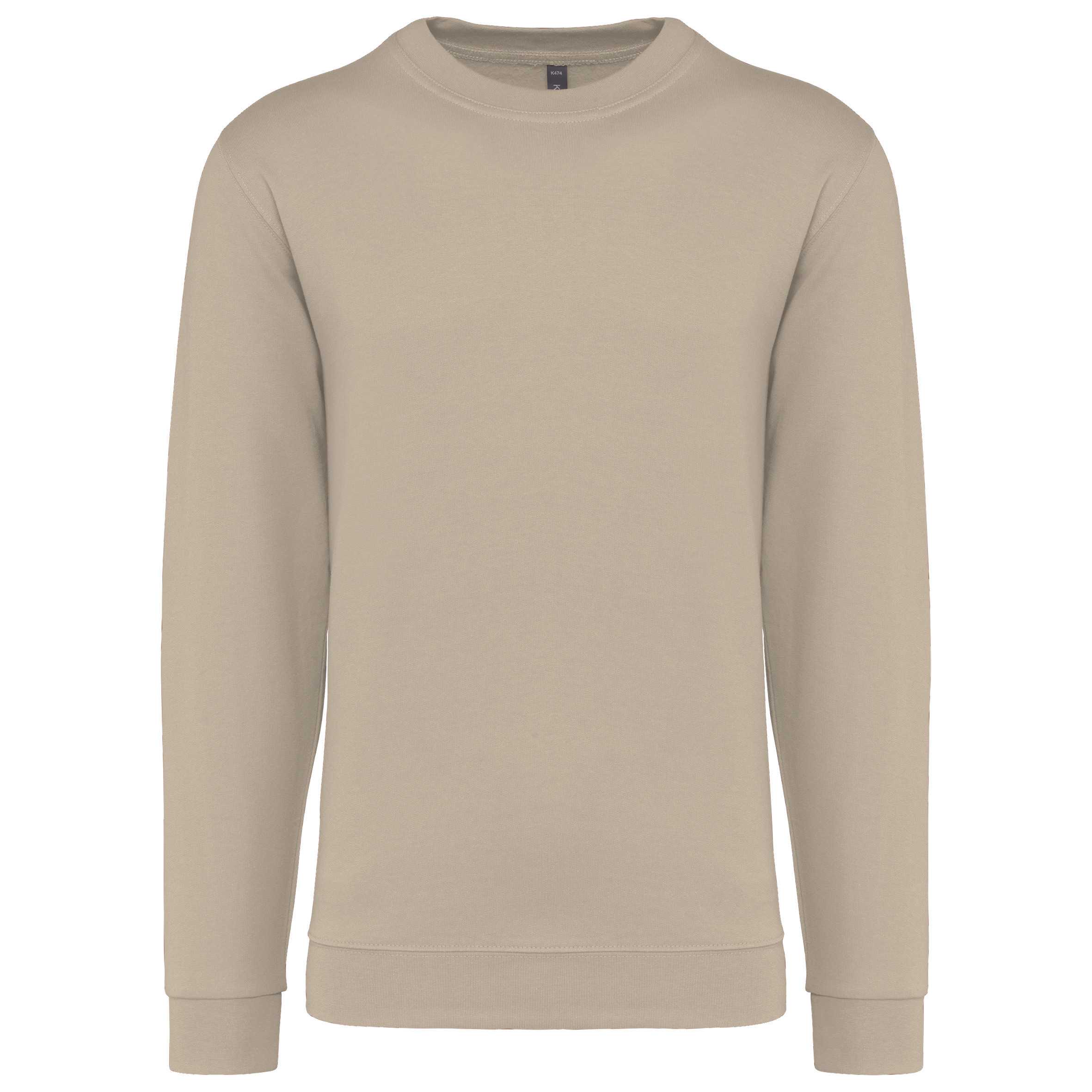 Sudadera cuello redondo Light Sand