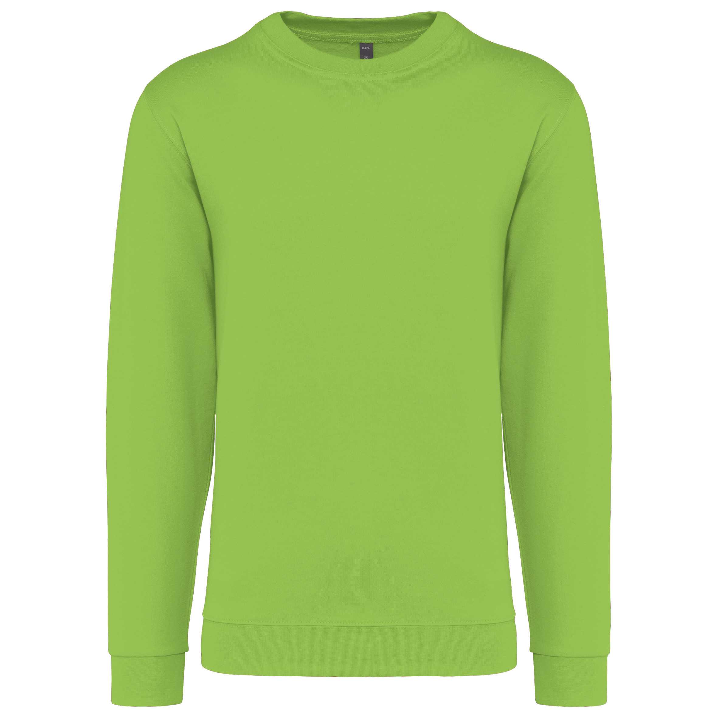 Sudadera cuello redondo Lime