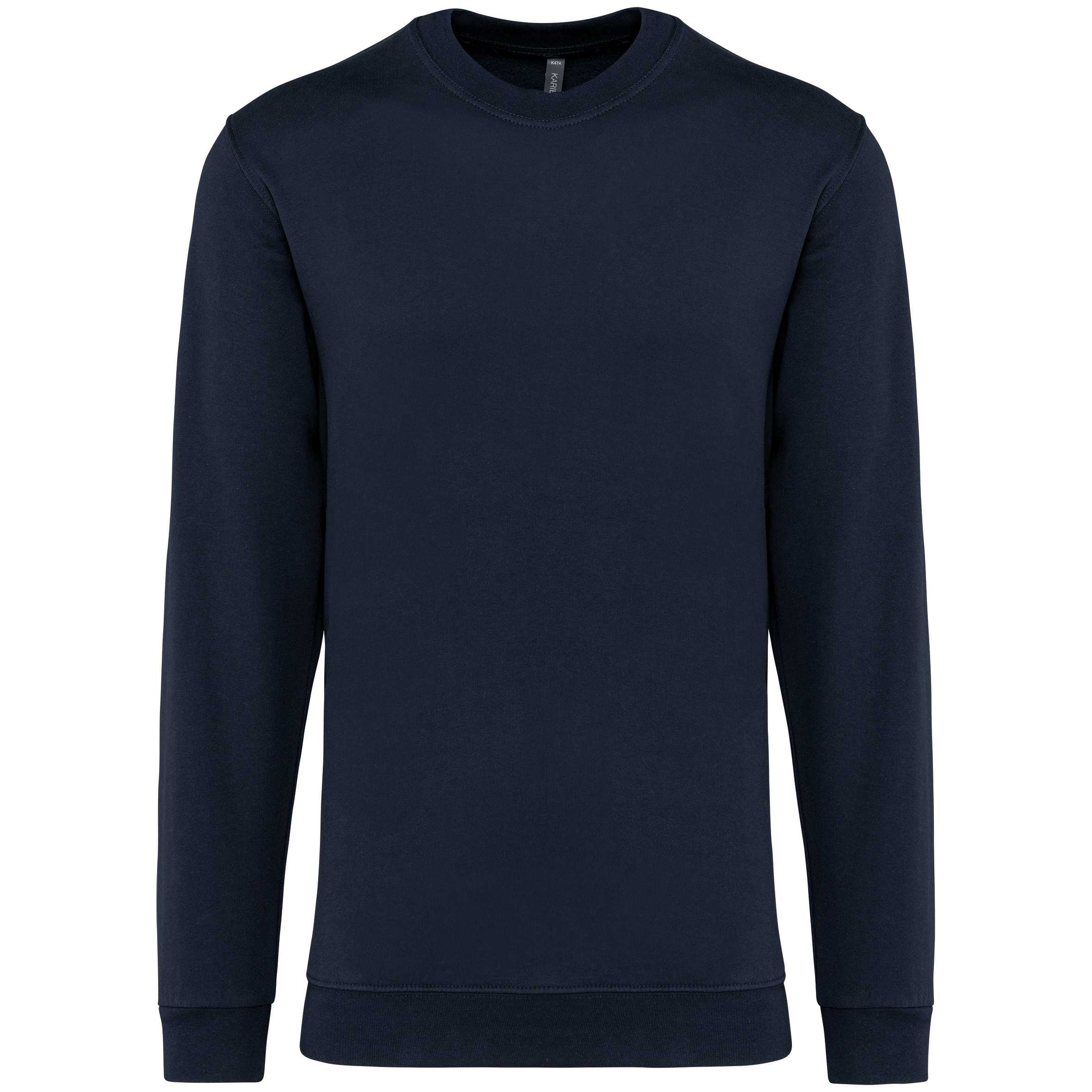 Sudadera cuello redondo Navy