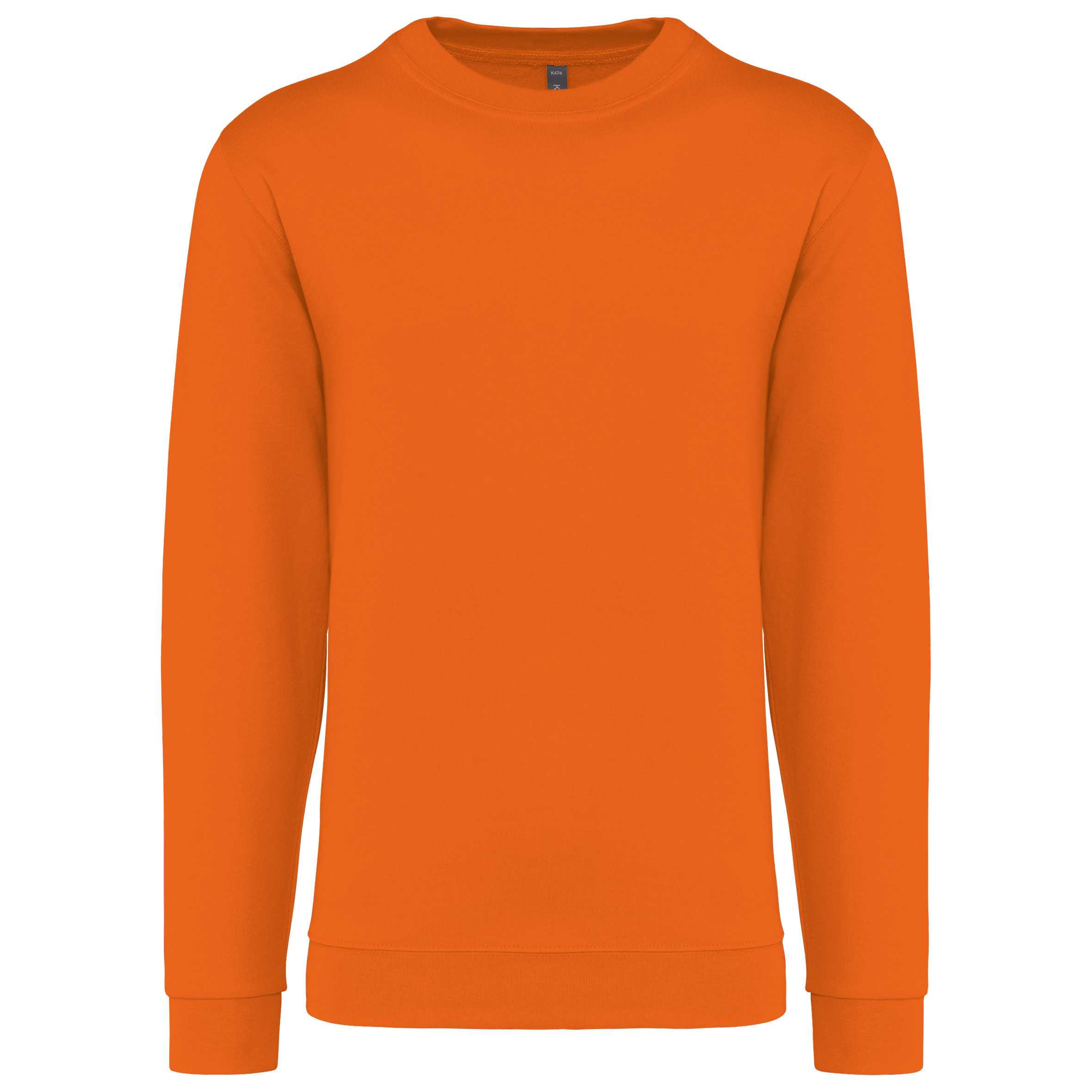 Sudadera cuello redondo Orange