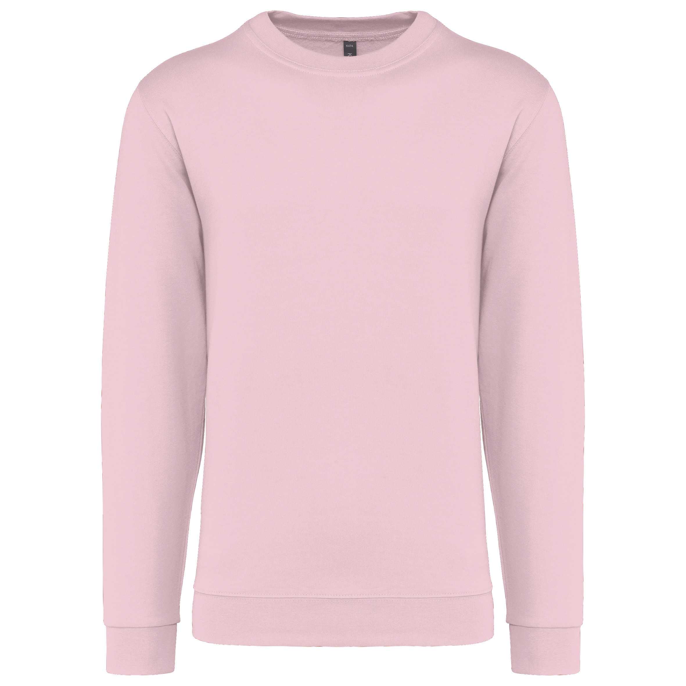 Sudadera cuello redondo Pale Pink