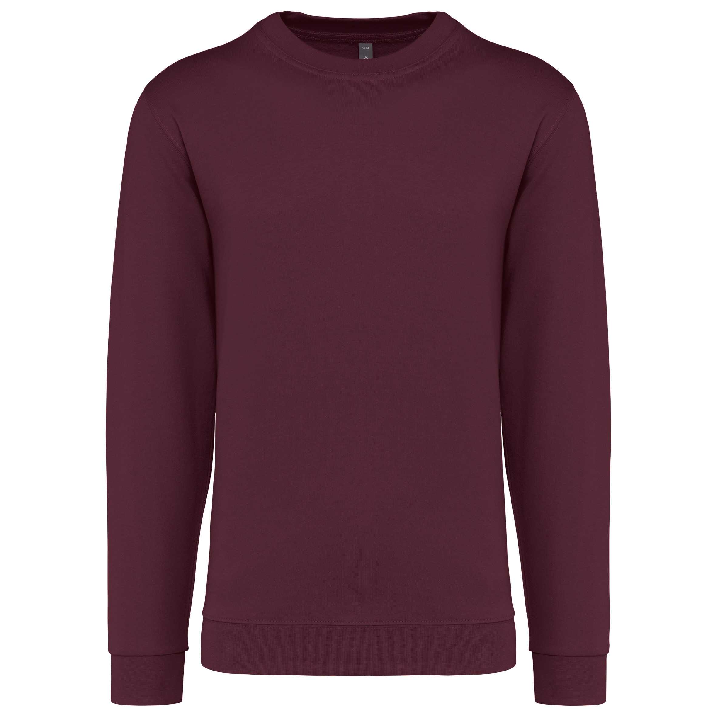 Sudadera cuello redondo Wine