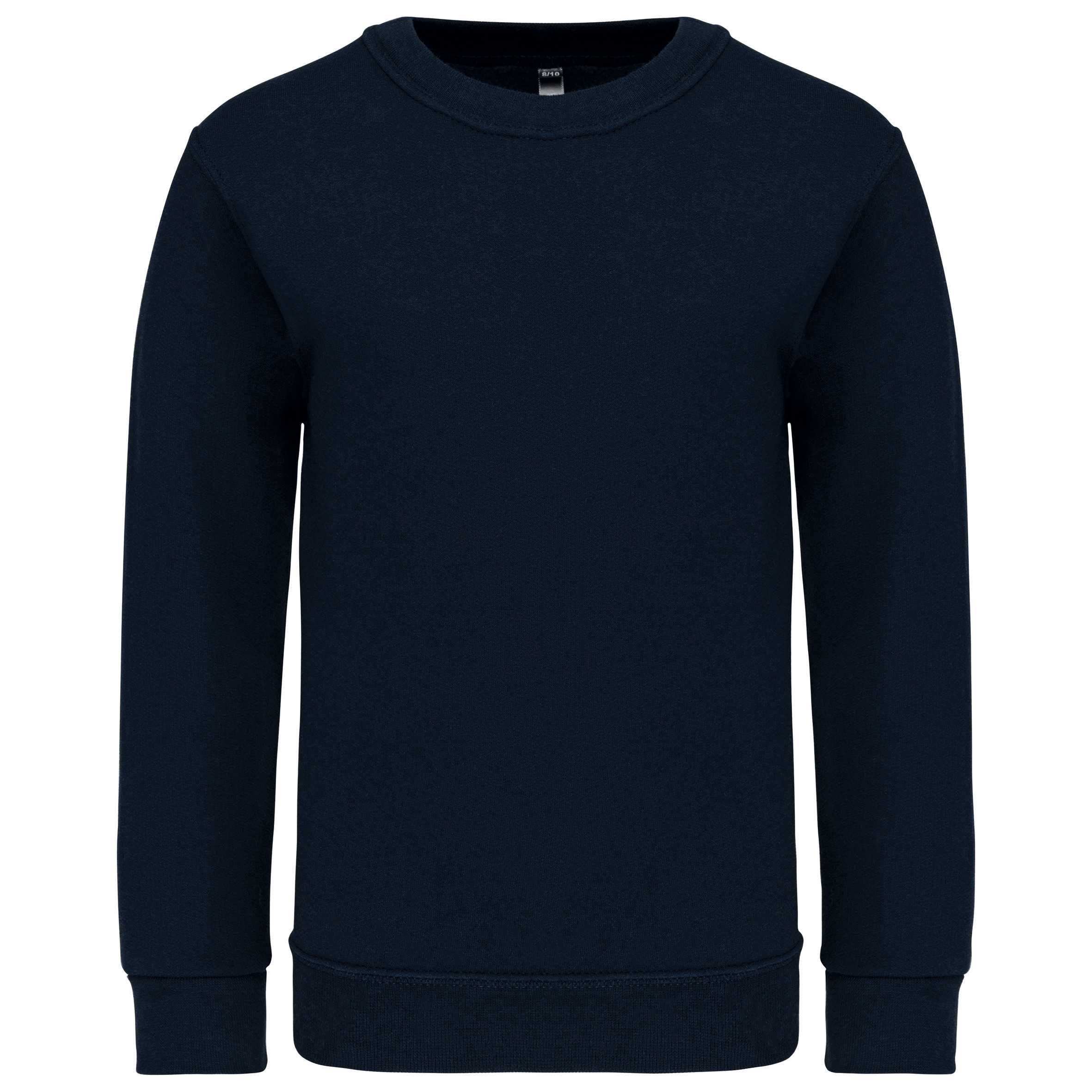 Sudadera cuello redondo niños Navy