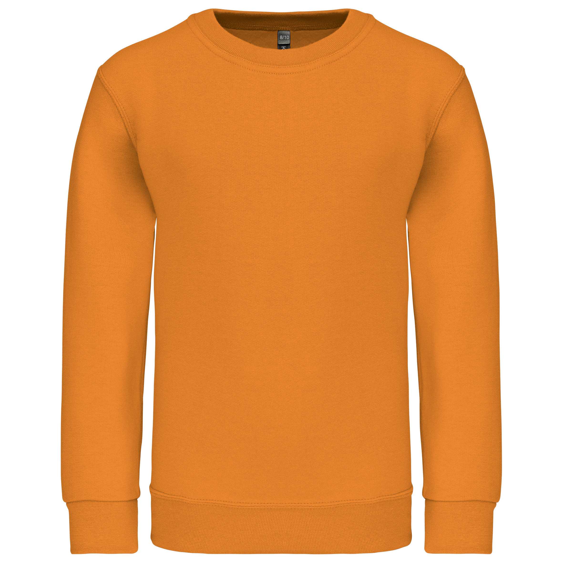 Sudadera cuello redondo niños Orange