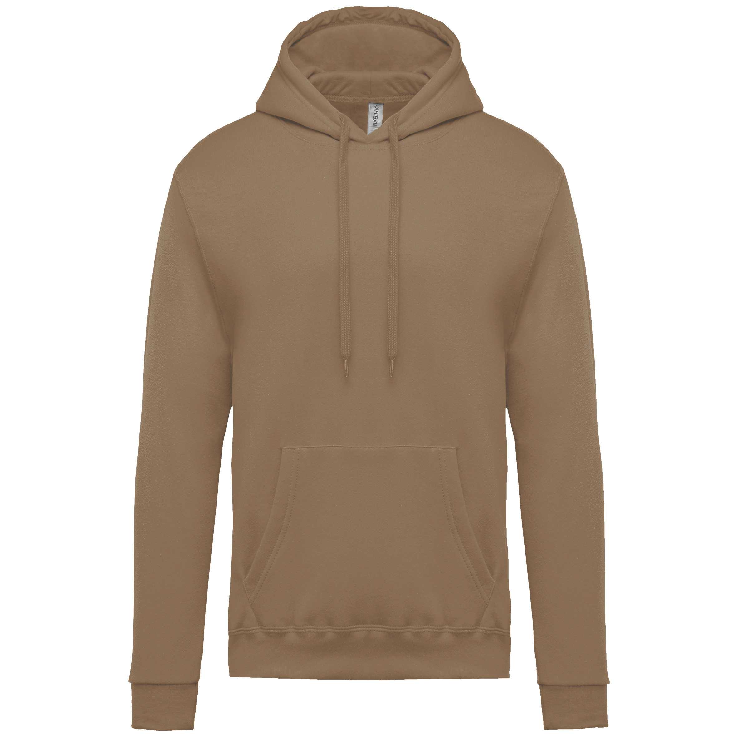 Sudadera con capucha de hombre Camel