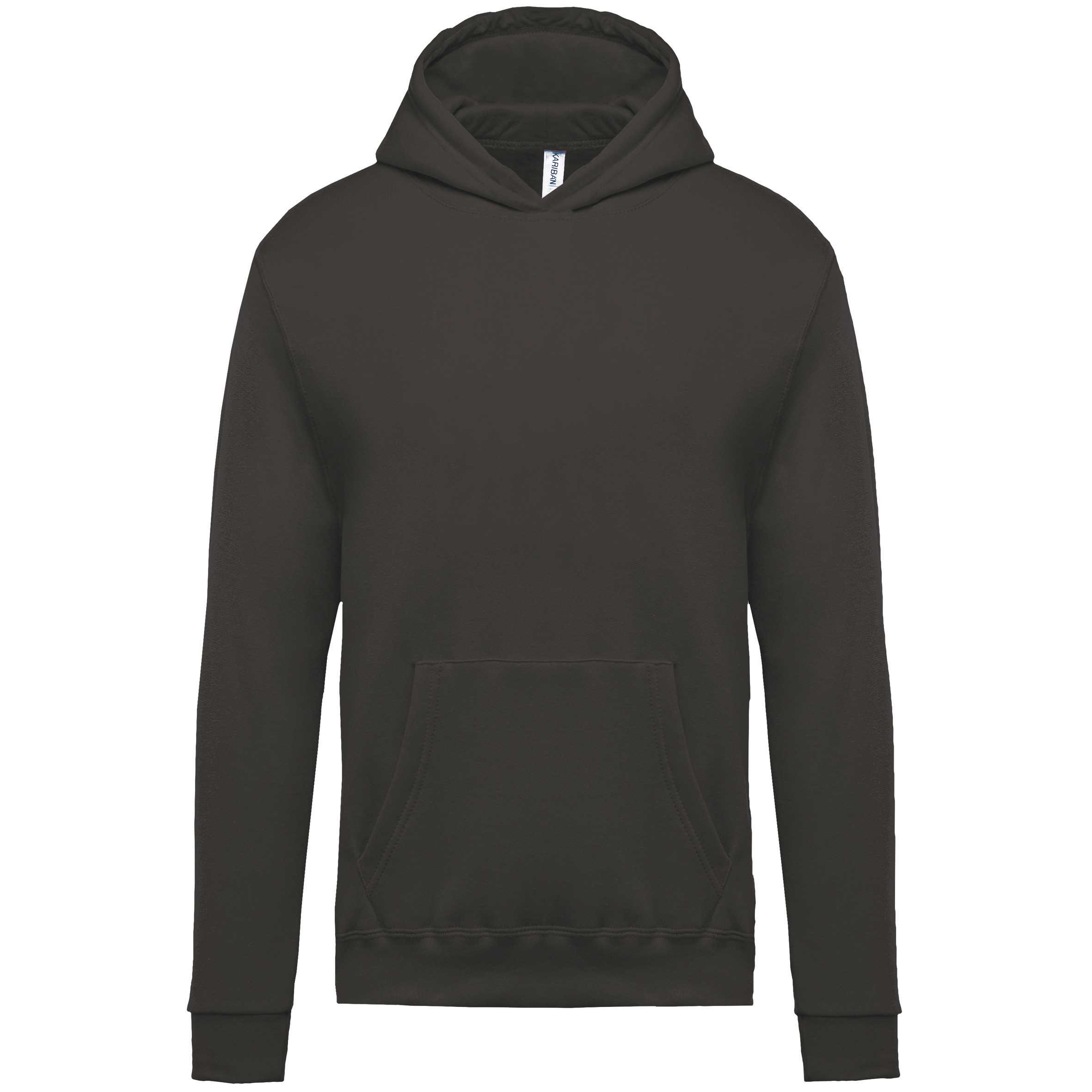 Sudadera capucha niños Dark Grey