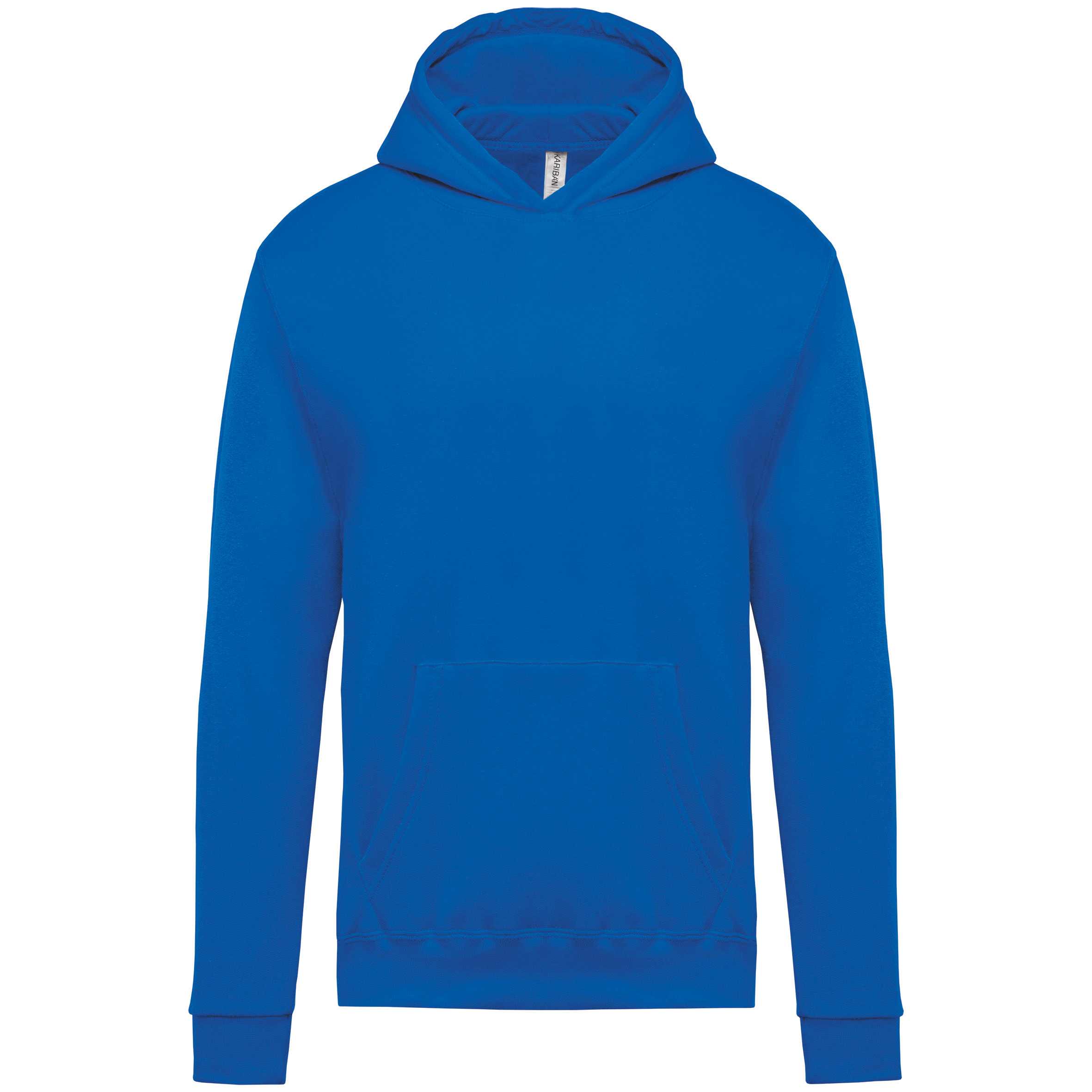 Sudadera capucha niños Light Royal Blue